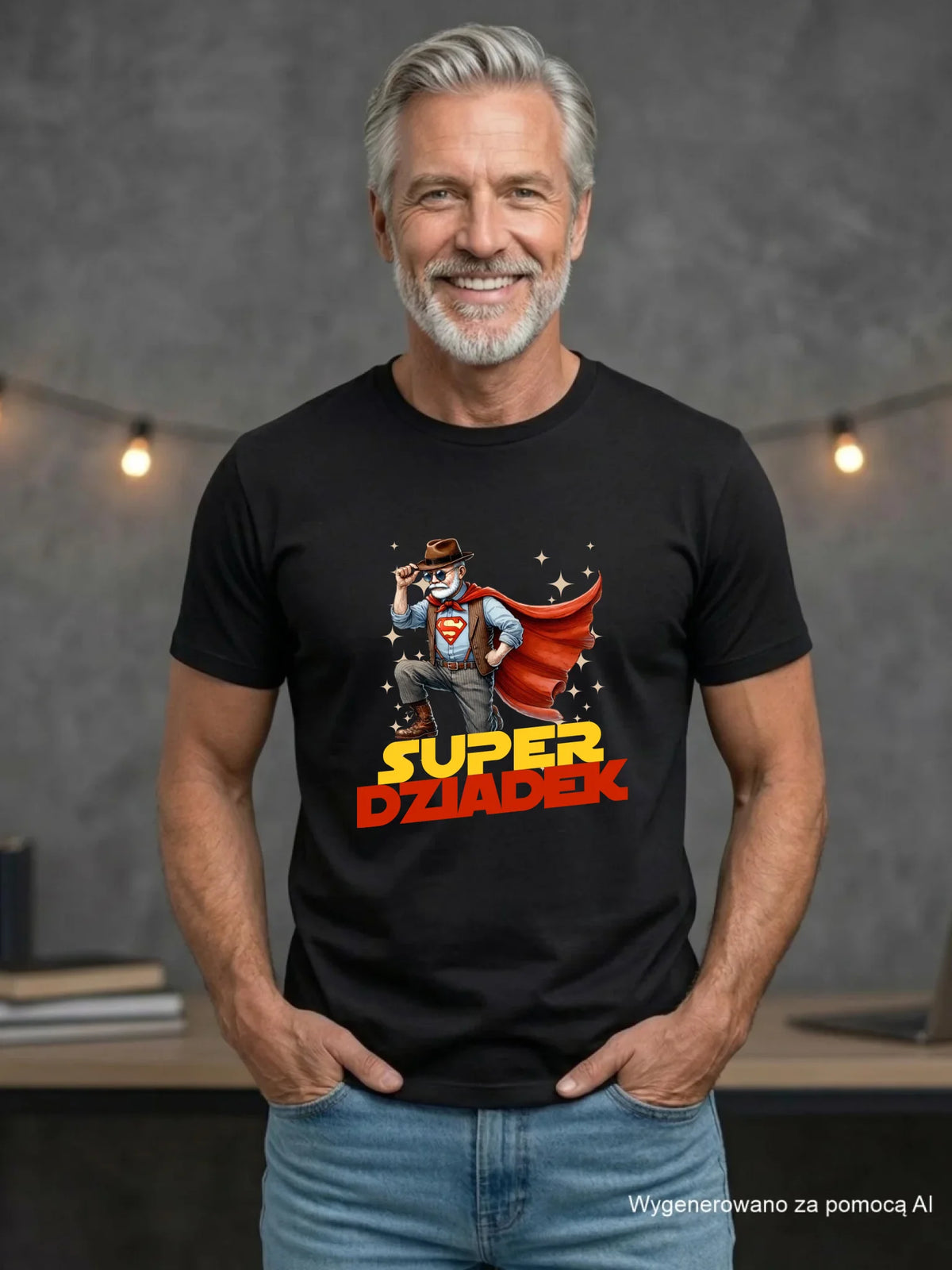 Koszulka dla dziadka - Super Dziadek D29