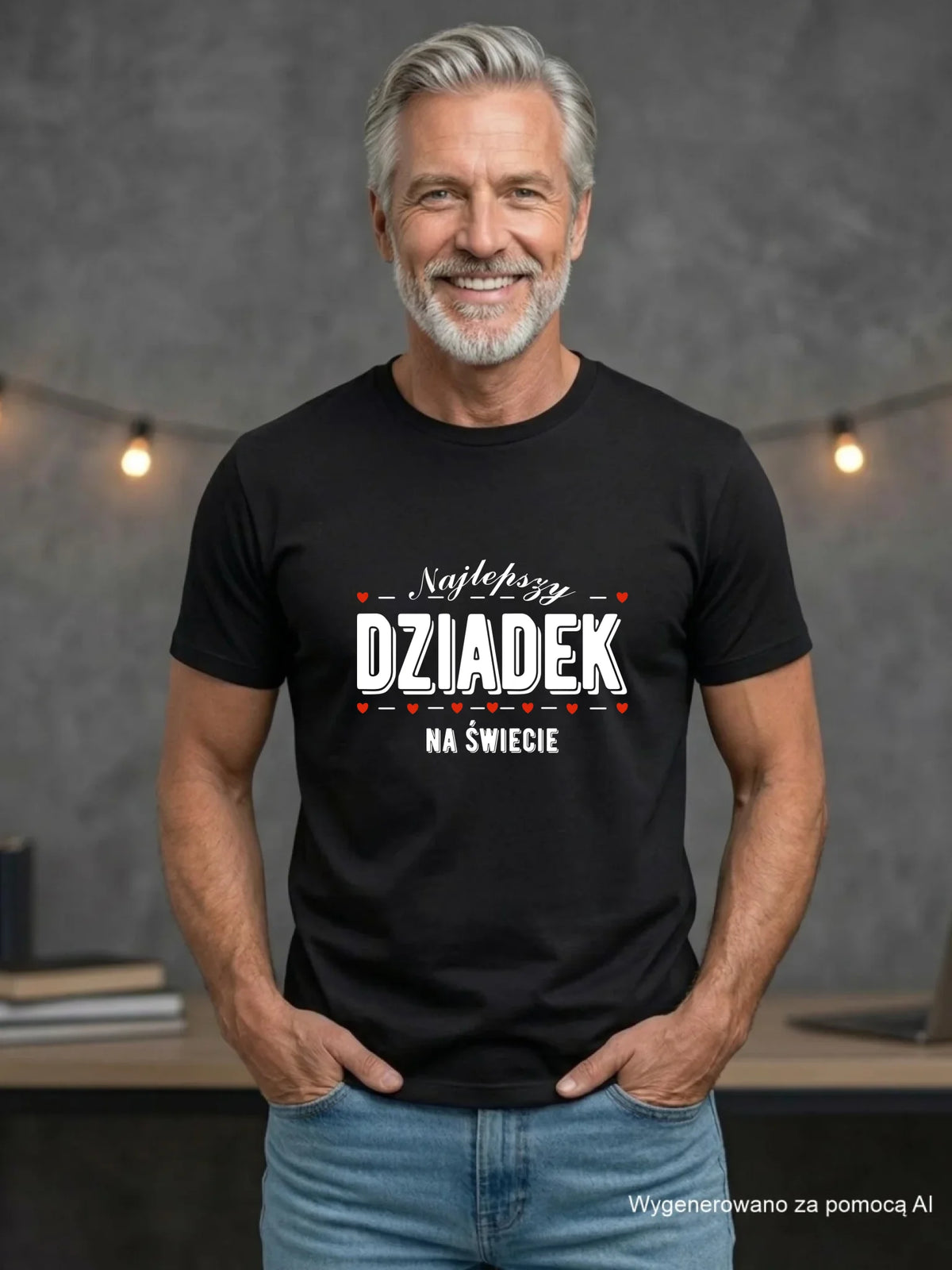 Koszulka dla dziadka - Najlepszy dziadek na świecie D23