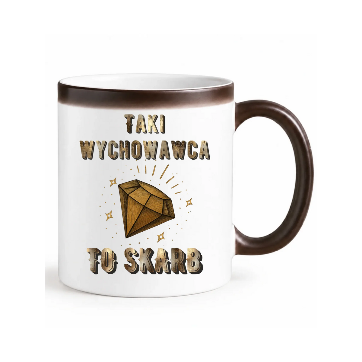 Taki wychowawca to skarb | Kubek magiczny dla wychowawcy N86