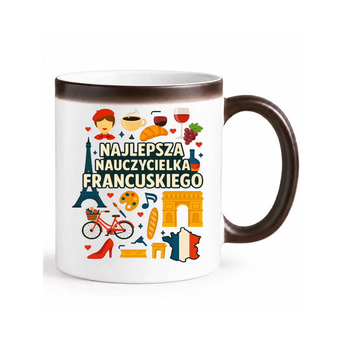 Nauczycielka języka francuskiego | Kubek magiczny na prezent N58