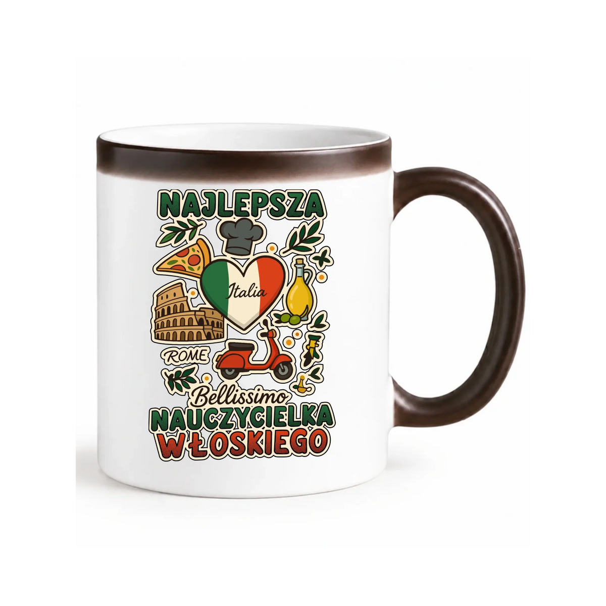 Nauczycielka języka włoskiego | Kubek magiczny na prezent N56