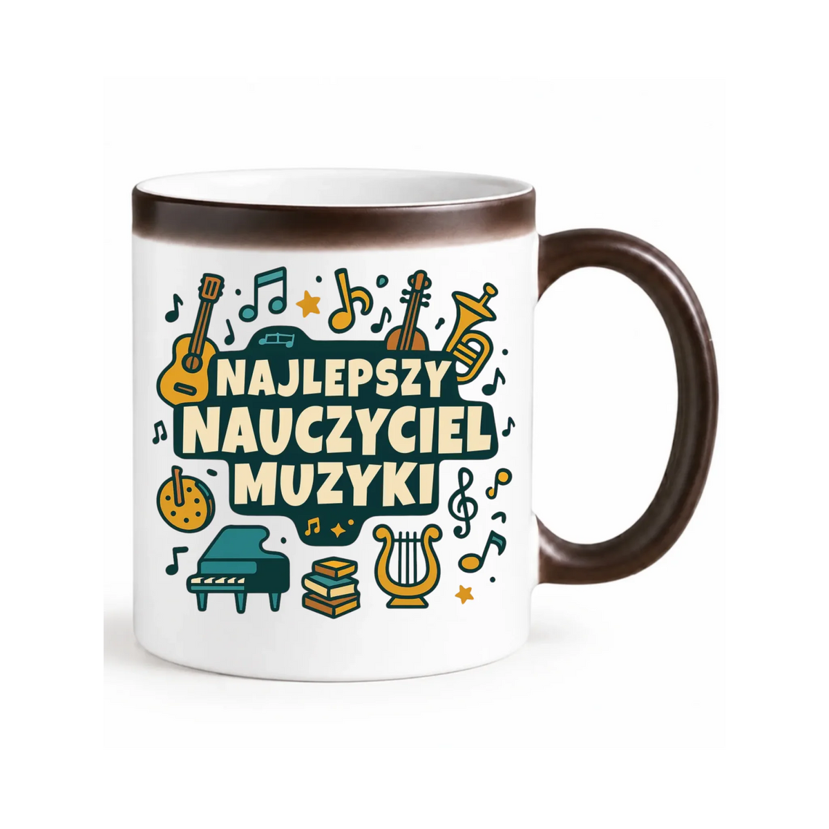 Najlepszy nauczyciel muzyki | Kubek magiczny prezent dla nauczyciela N52