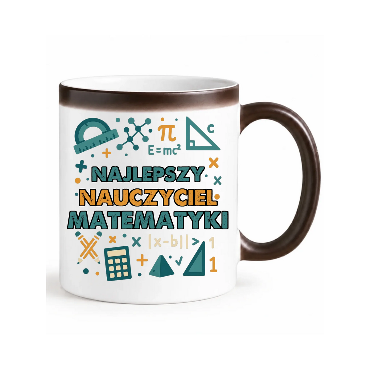 Najlepszy nauczyciel matematyki | Kubek magiczny prezent dla nauczyciela N74