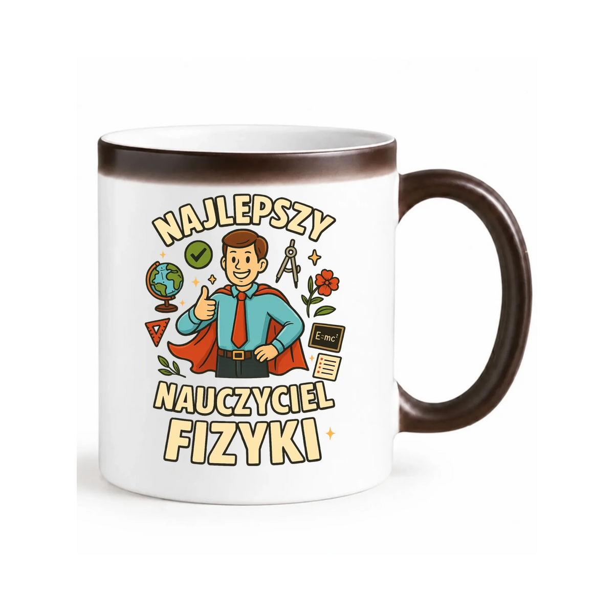 Najlepszy nauczyciel fizyki | Kubek magiczny na prezent N22