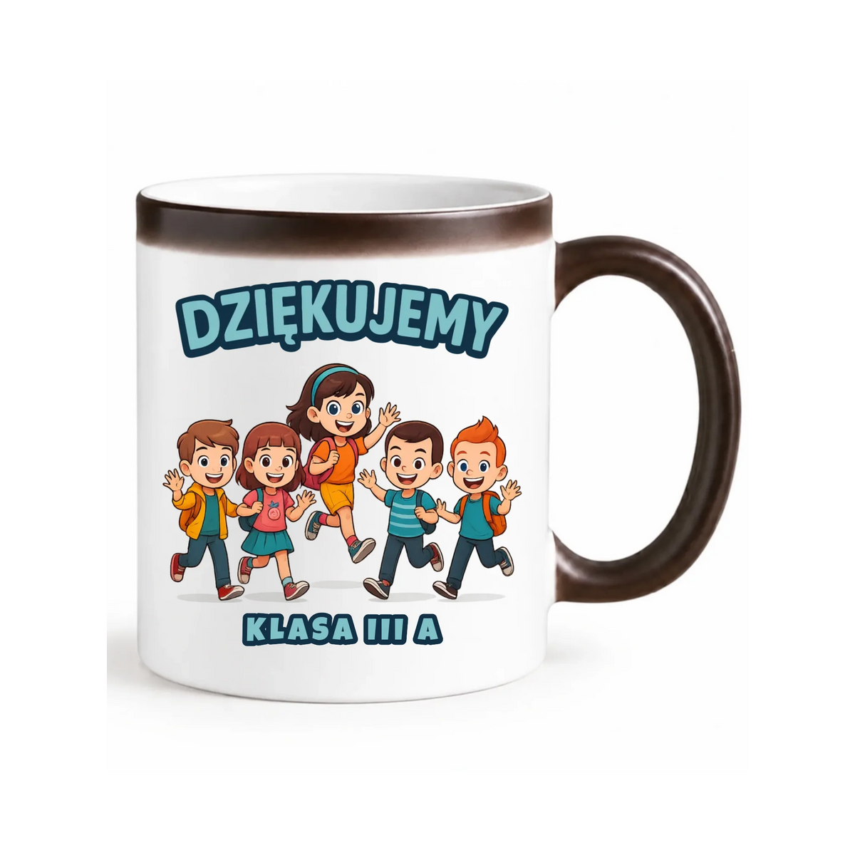 Podziękowanie od klasy dla nauczyciela | Kubek magiczny prezent Zakończenie Roku Szkolnego N11