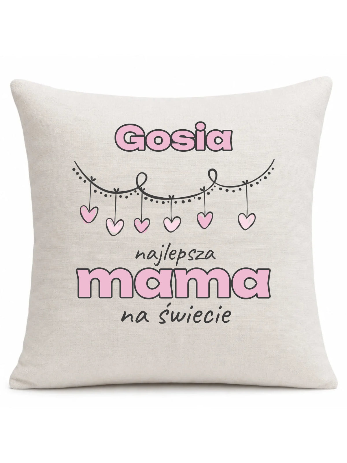 Poduszka dla mamy - Najlepsza Mama - personalizowana DM27