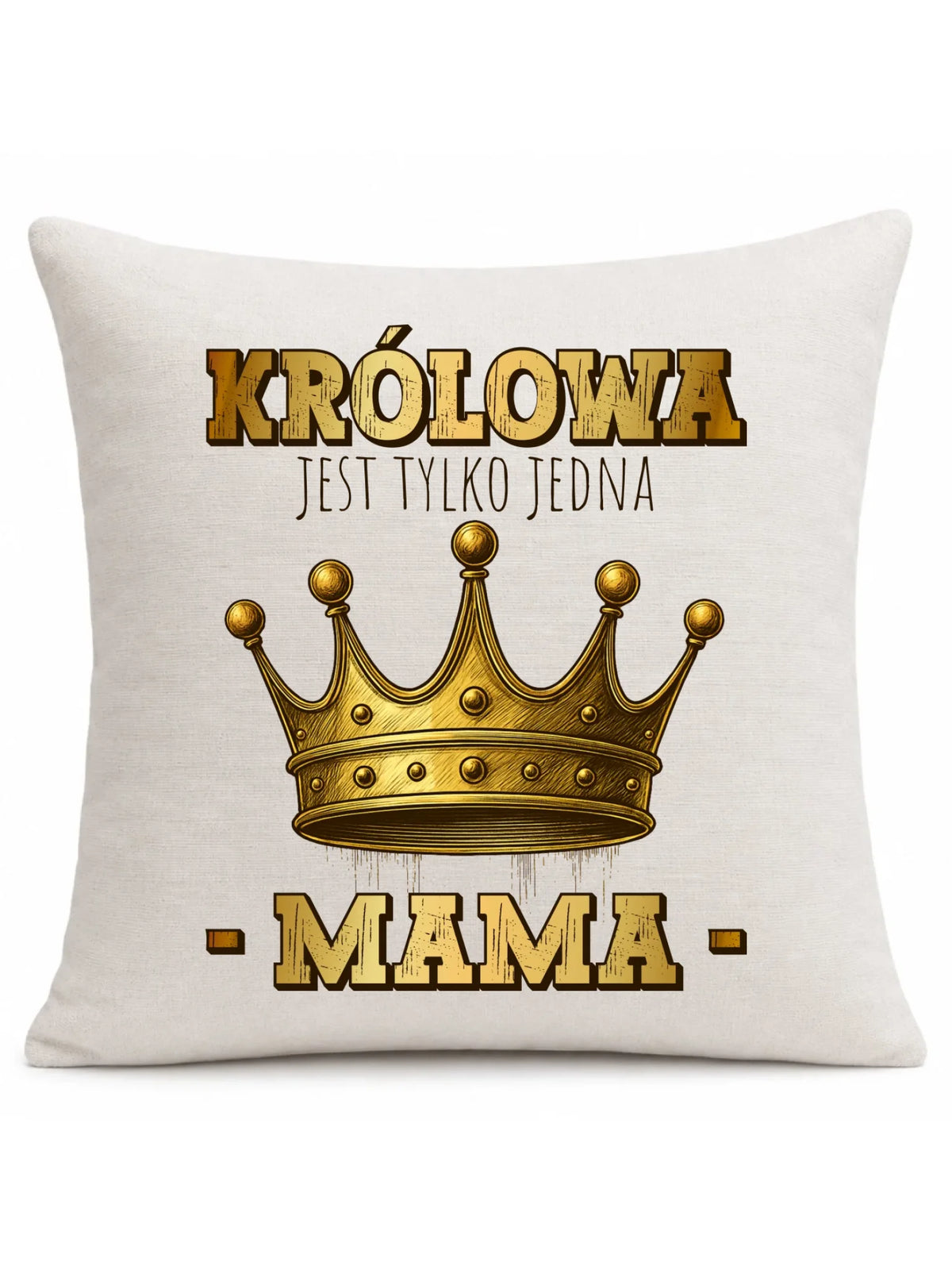 Poduszka dla mamy - Królowa jest tylko jedna Mama DM13