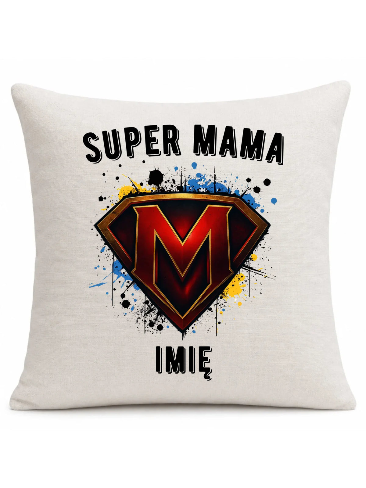Poduszka dla mamy - Super Mama - personalizowana DM07