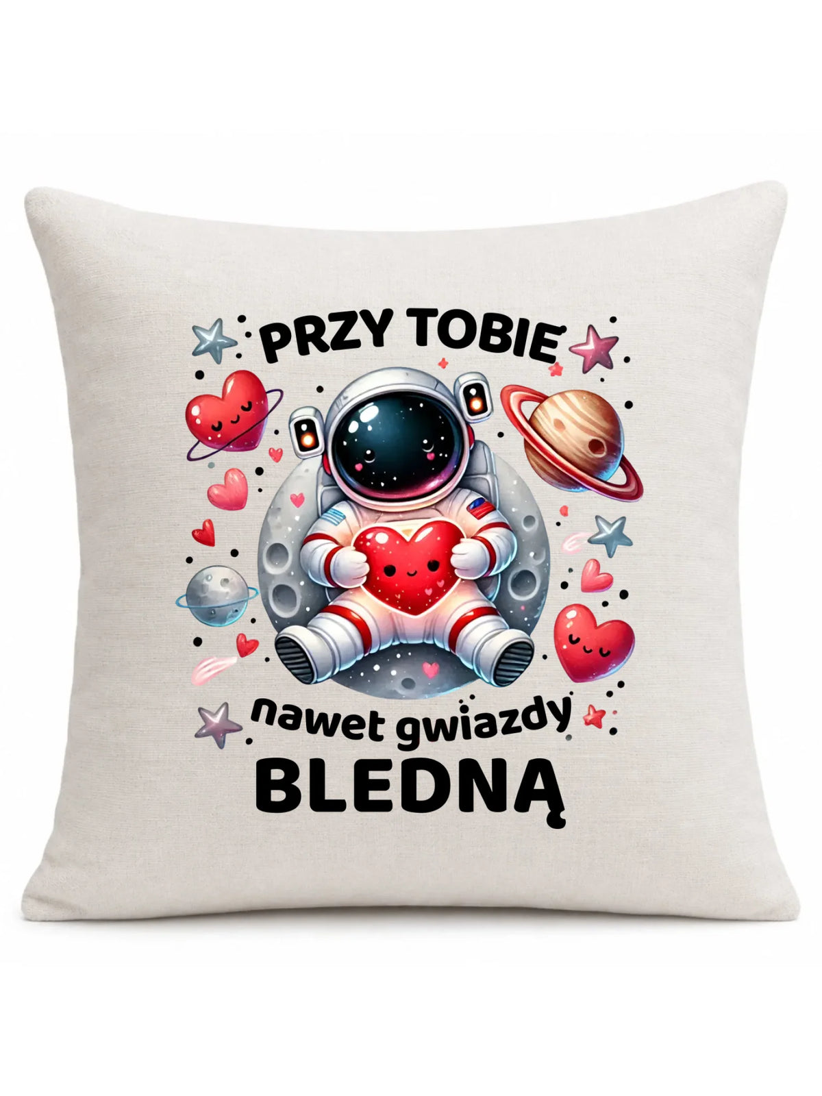 Poduszka dla par - Przy Tobie nawet gwiazdy bledną W57