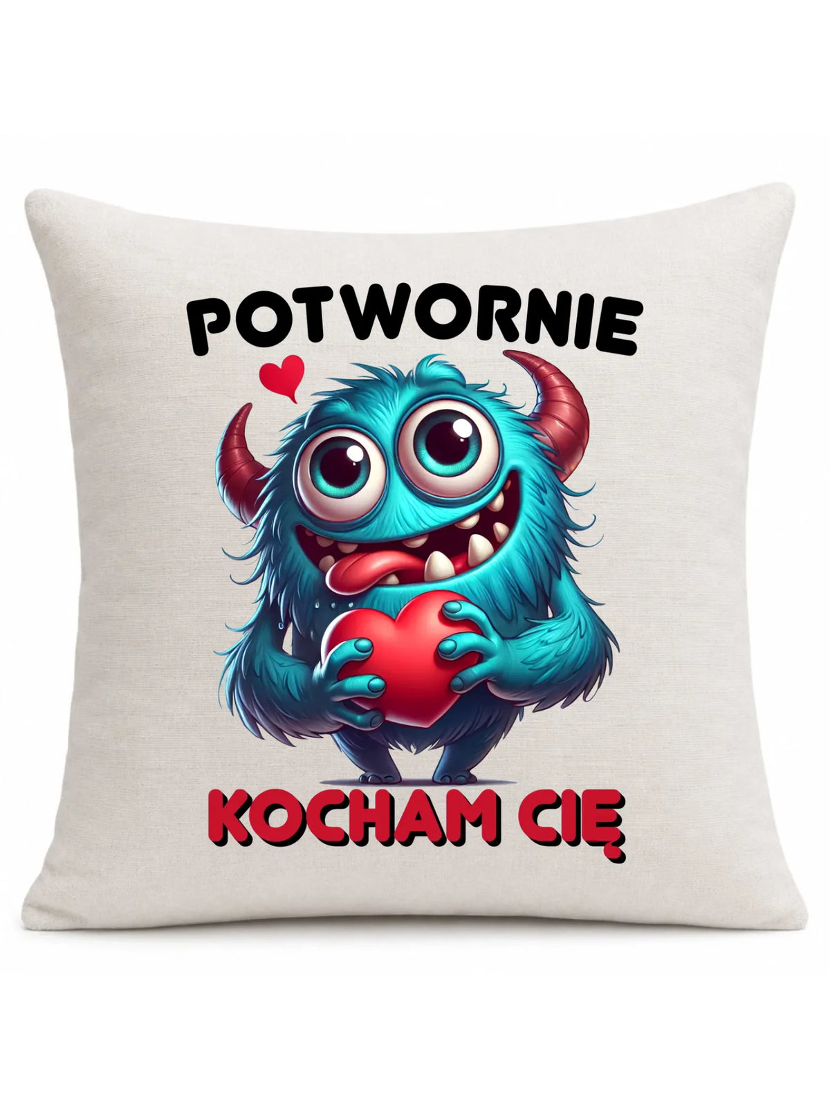 Poduszka dla par - Potwornie Kocham Cię W45
