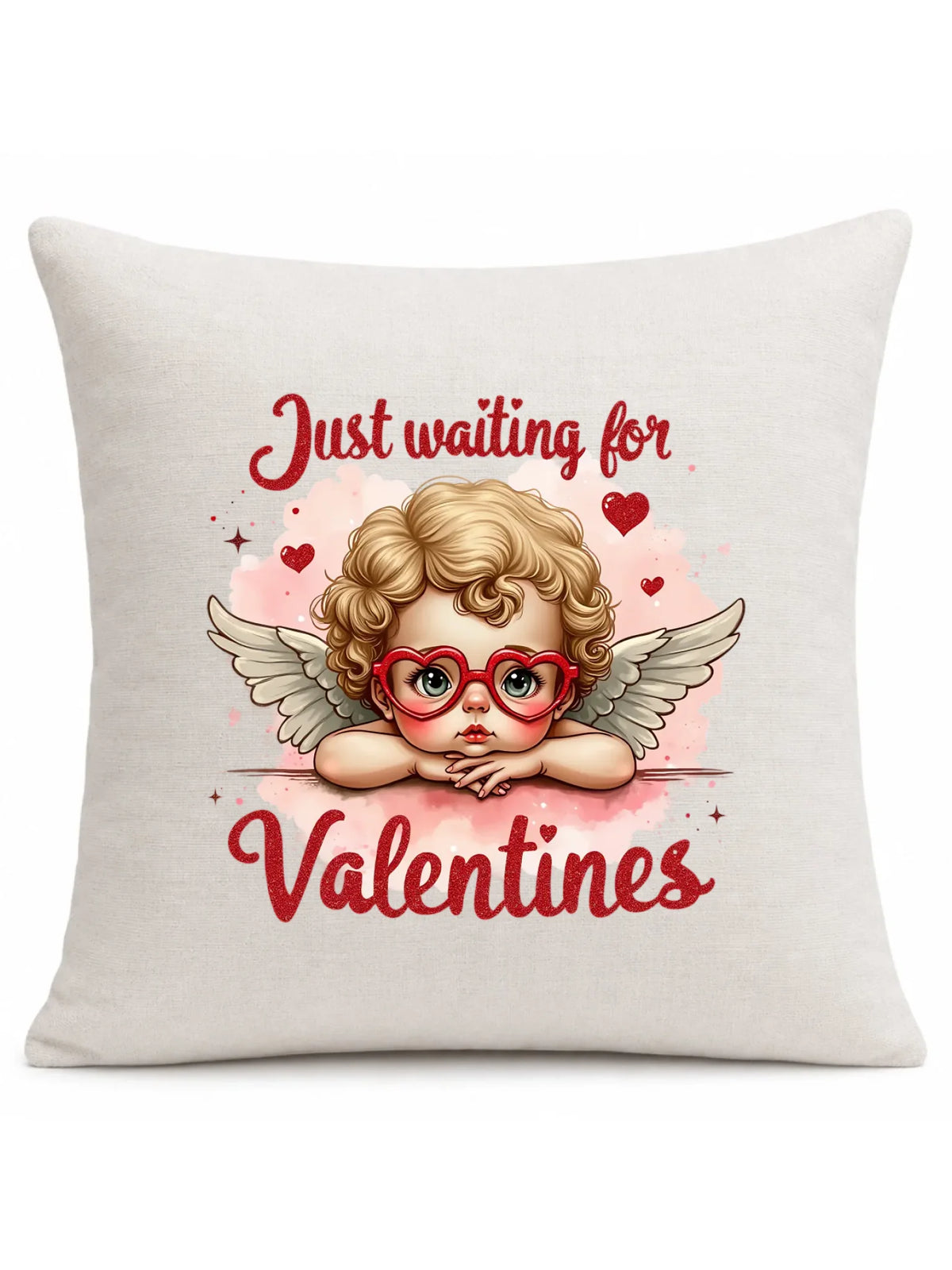 Poduszka na Walentynki - Just waiting for Valentines W24