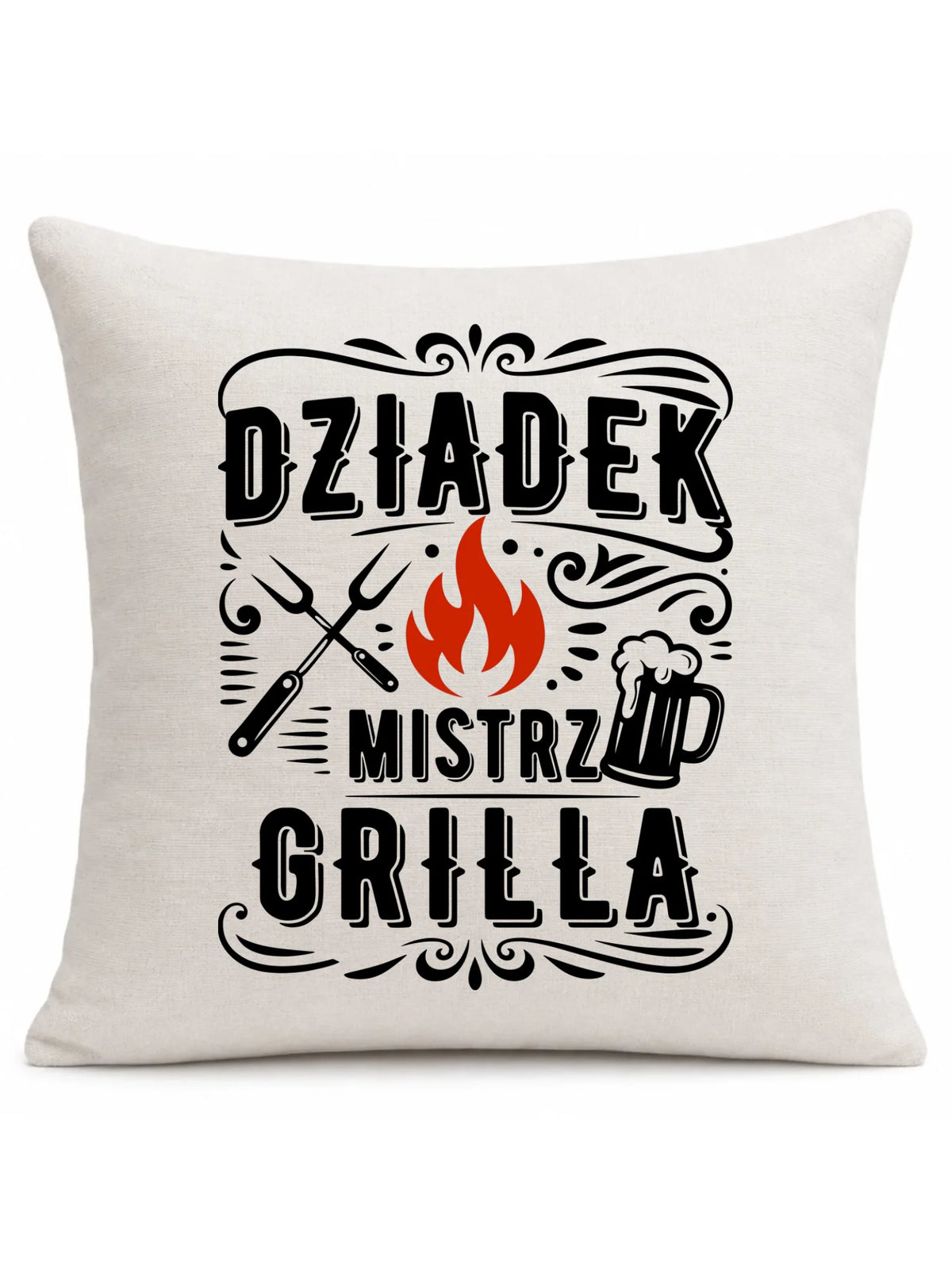 Poduszka dla dziadka - Dziadek mistrz grilla D33