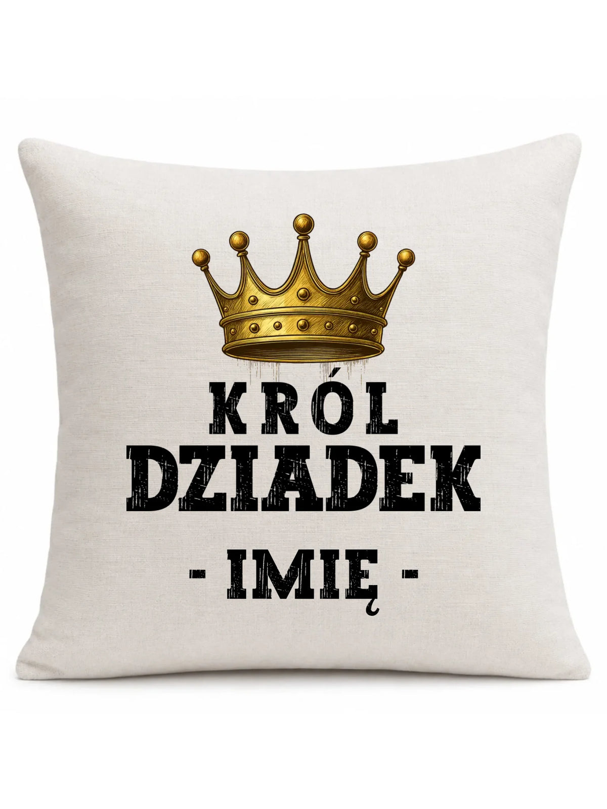 Poduszka dla dziadka - Król Dziadek - personalizowana D17