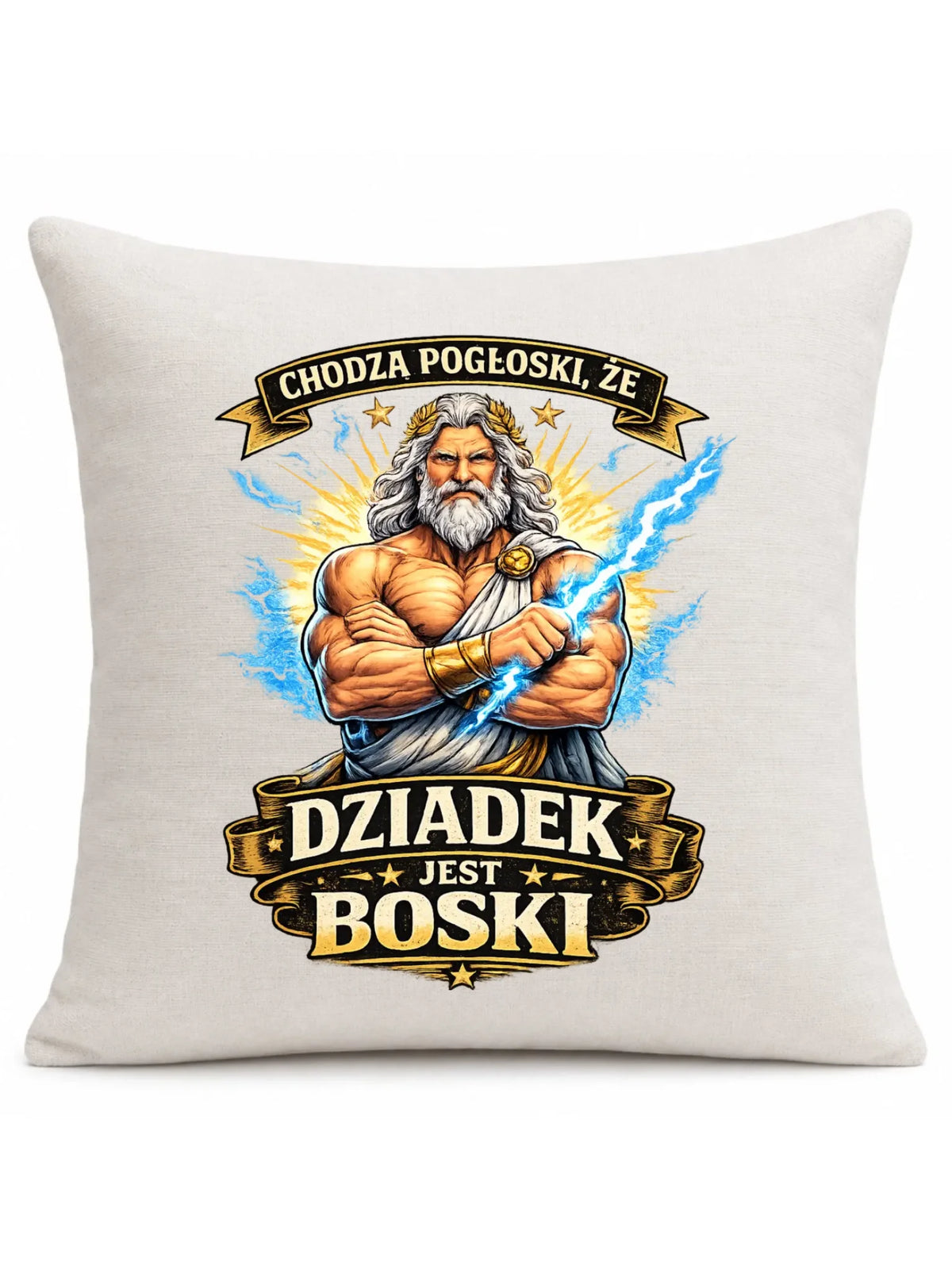 Poduszka dla dziadka - Chodzą pogłoski, że dziadek jest boski D16