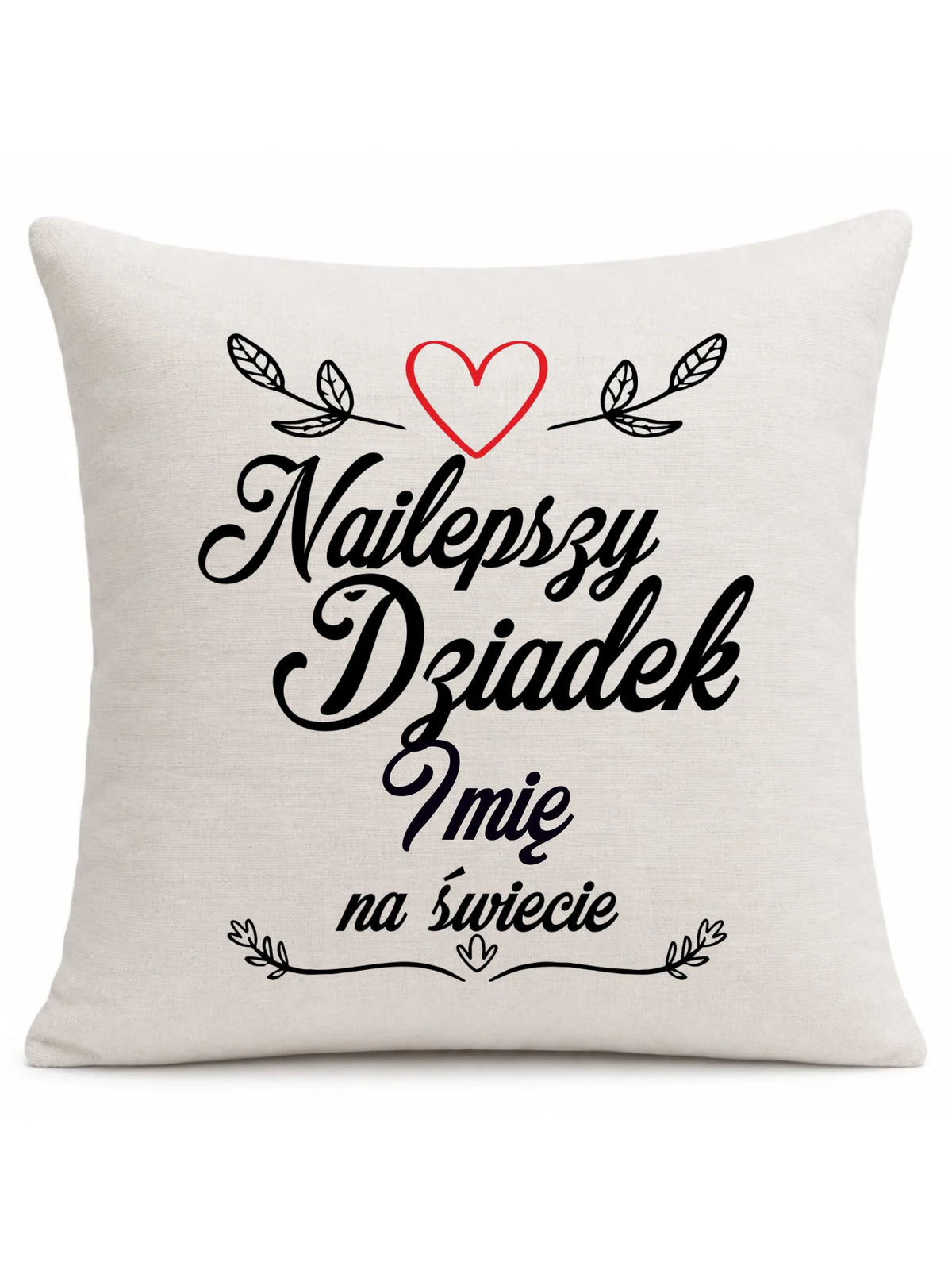 Poduszka dla dziadka - Najlepszy dziadek na Świecie - personalizowana D12