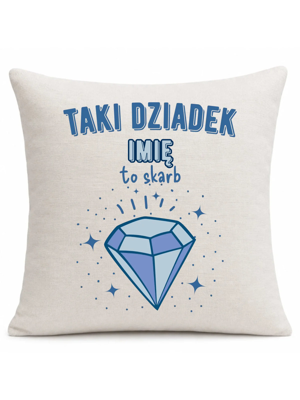 Poduszka dla dziadka - Taki Dziadek to skarb - personalizowana D06