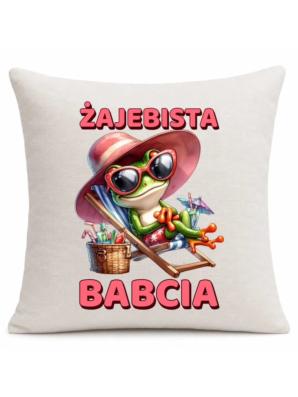 Poduszka dla babci - Żajebista Babcia Żaba B27