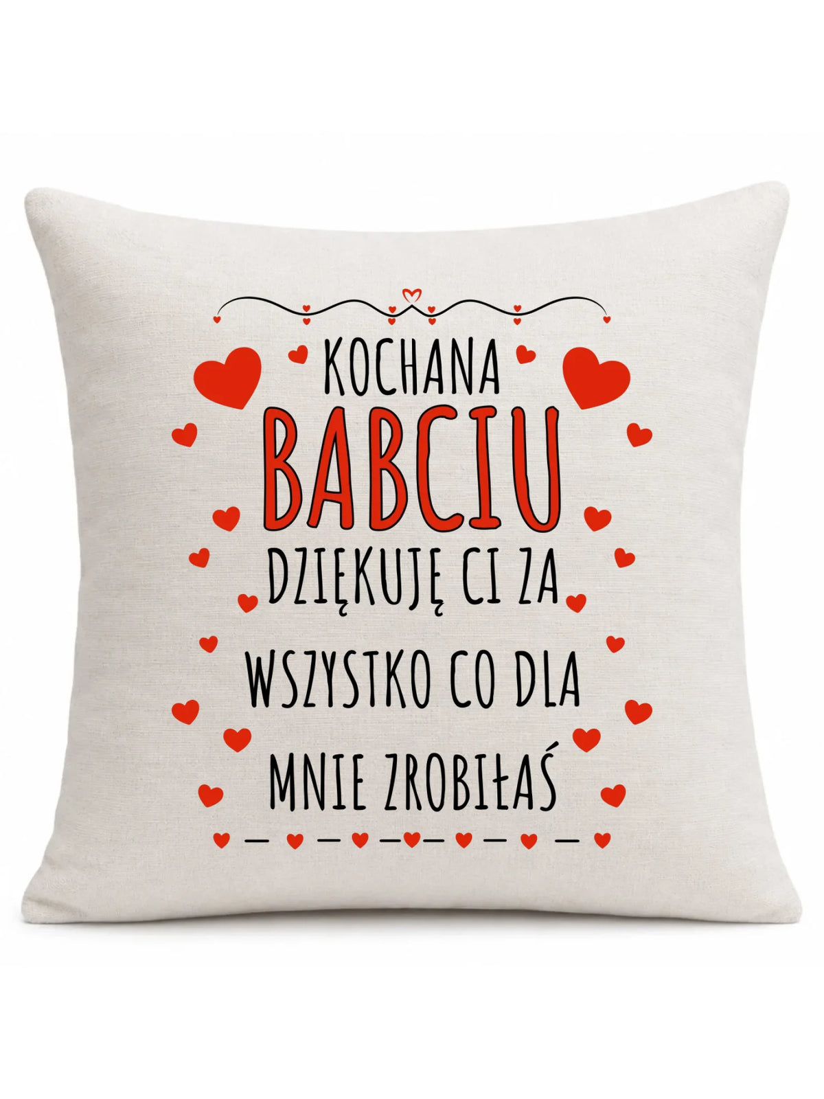 Poduszka dla babci - Kochana Babciu dziękuję Ci B21