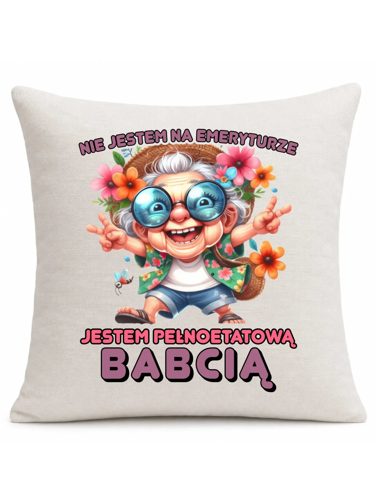 Poduszka dla babci - Pełnoetatowa babcia B20