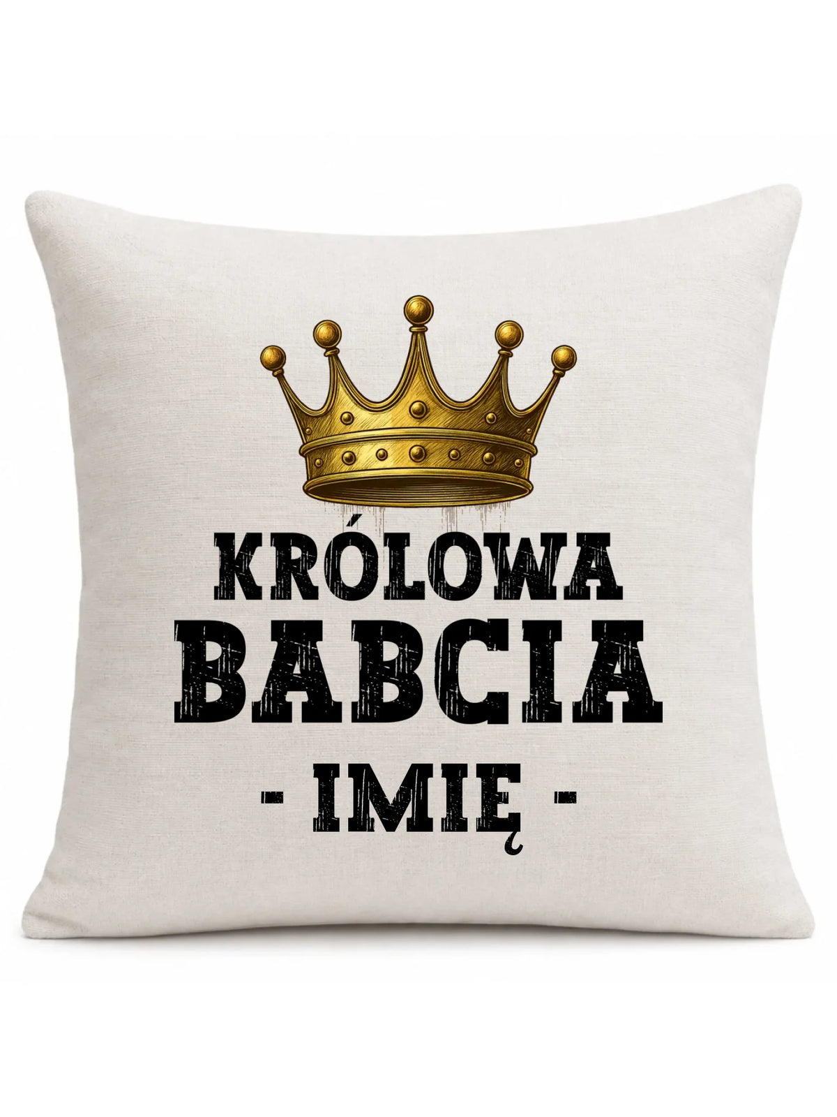 Poduszka dla babci - Królowa Babcia - personalizowana B17