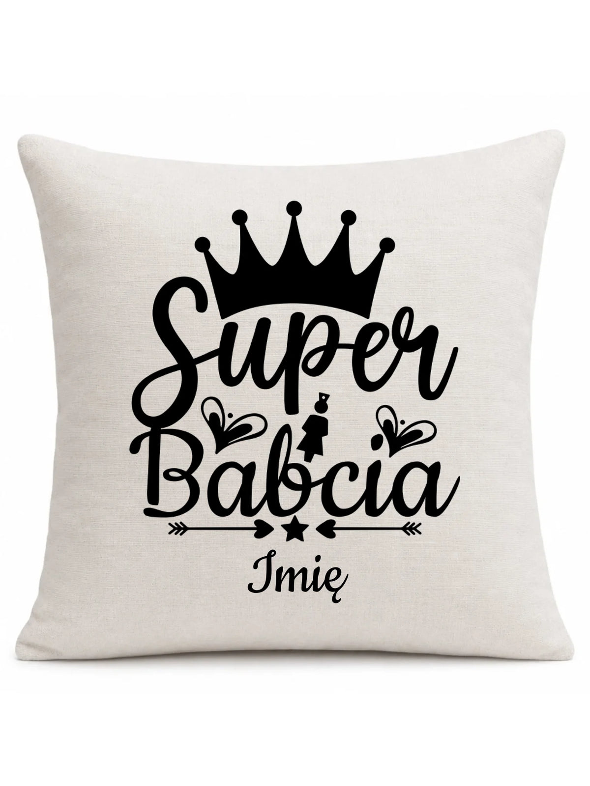 Poduszka dla babci - Super Babcia - personalizowana B03