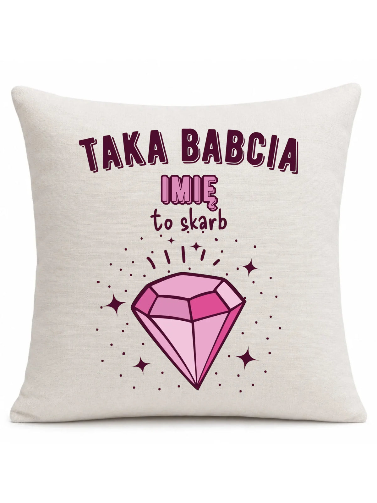 Poduszka dla babci - Taka Babcia to skarb - personalizowana B06