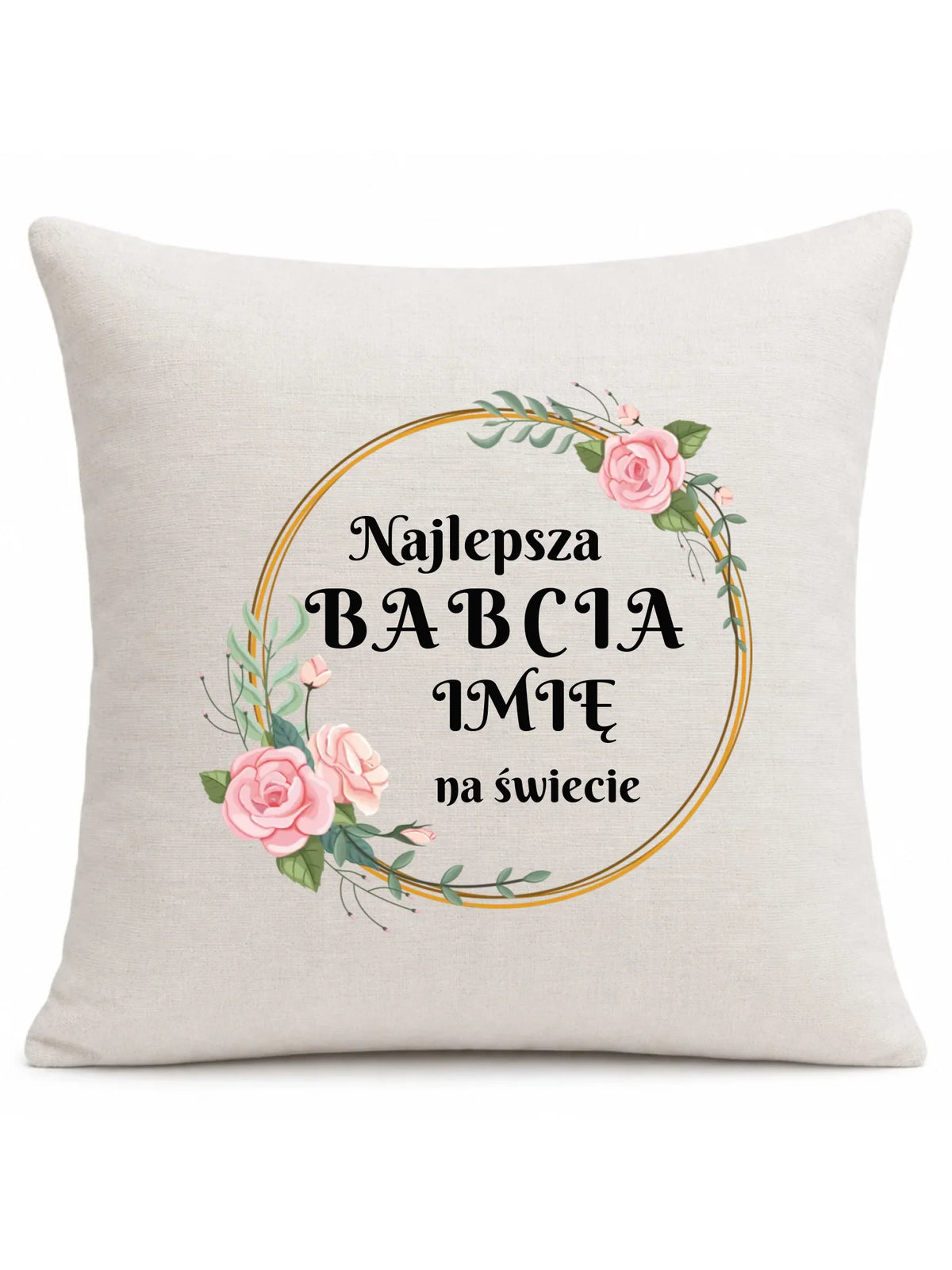 Poduszka dla babci - Najlepsza babcia na Świecie - personalizowana B04