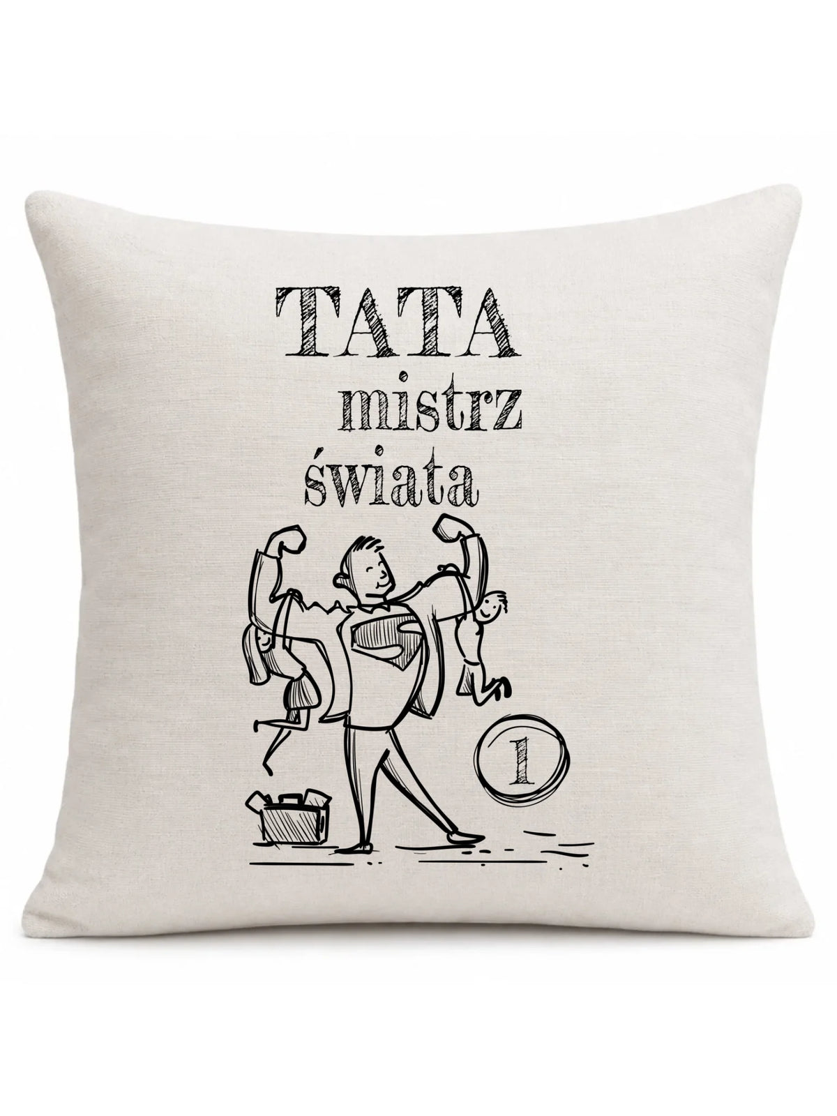 Poduszka dla taty - Tata Mistrz Świata DT36