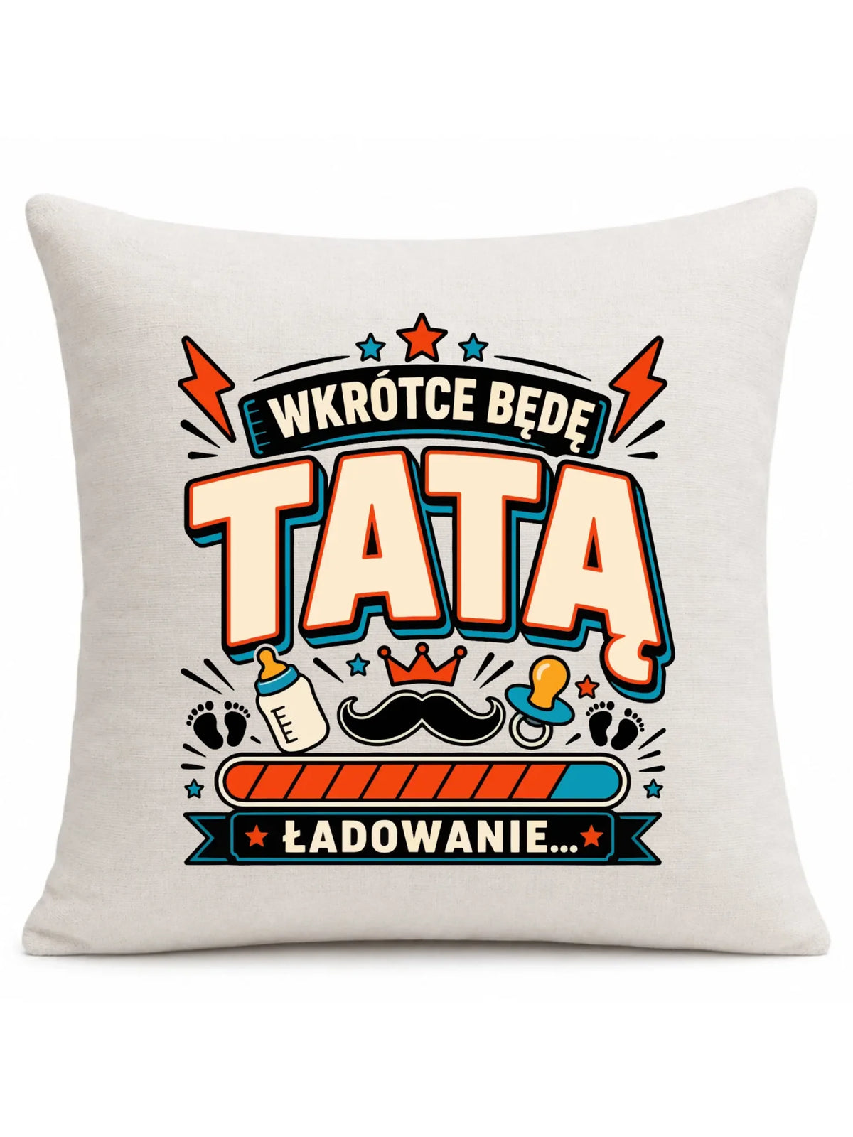 Poduszka dla przyszłego taty - Wkrótce będę tatą DT23