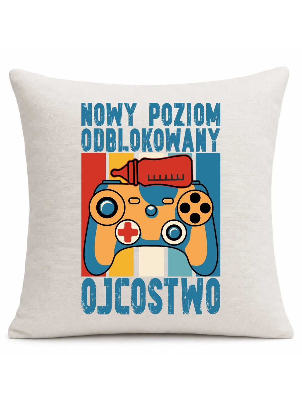 Poduszka dla młodego taty gamera - Nowy poziom odblokowany DT24