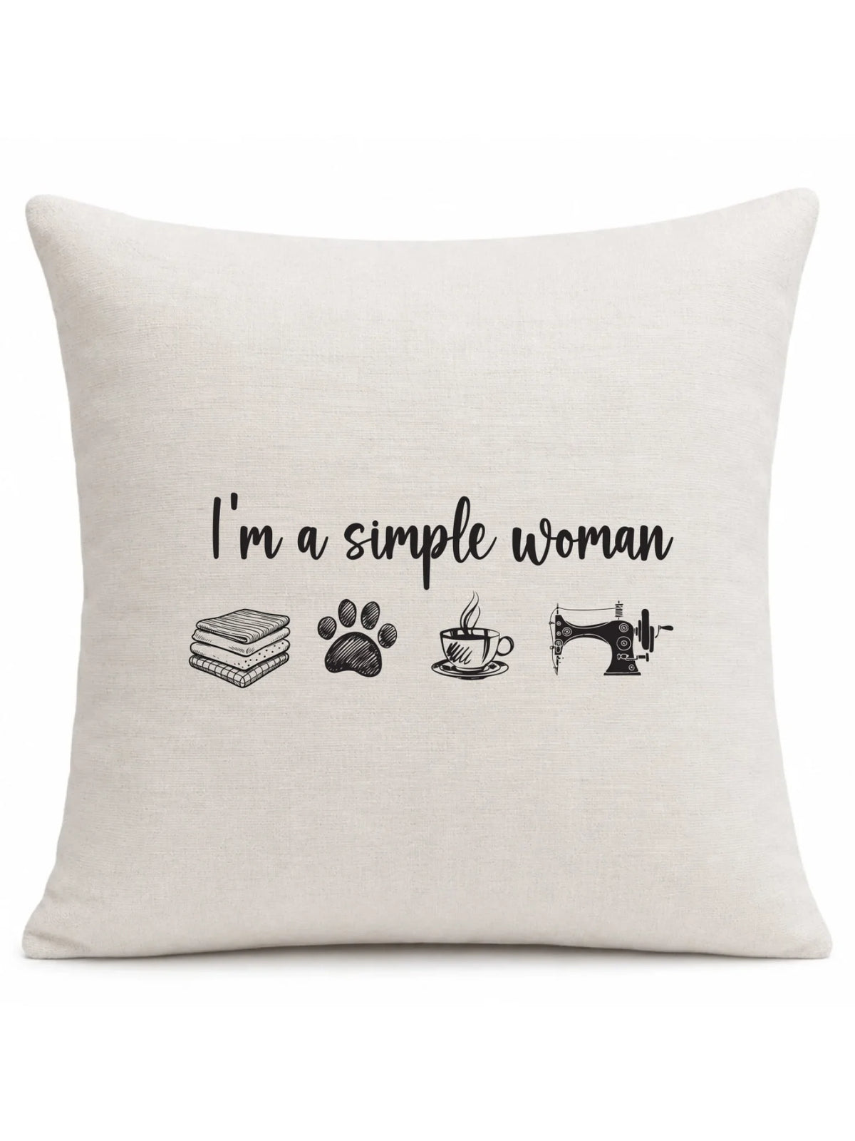 Poduszka szyciowa dla krawcowej - I'm a simple woman HS20