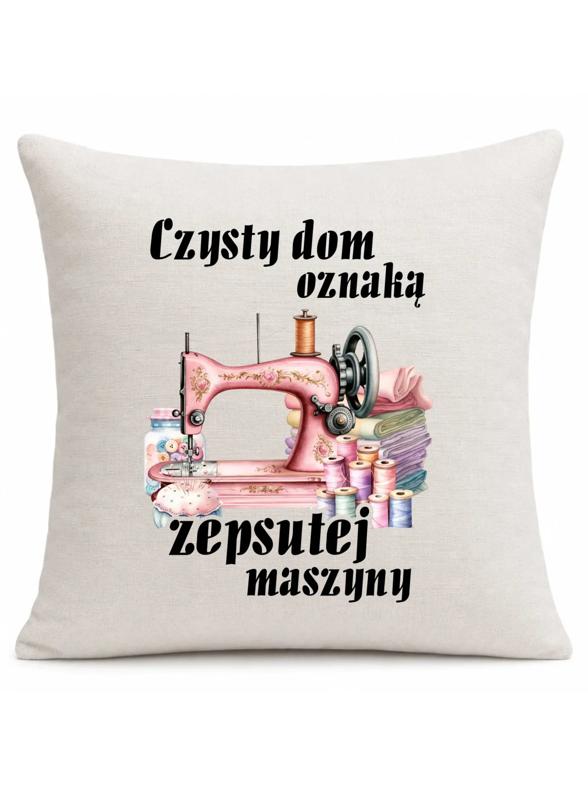 Poduszka szyciowa dla krawcowej - Czysty dom oznaką zepsutej maszyny HS15