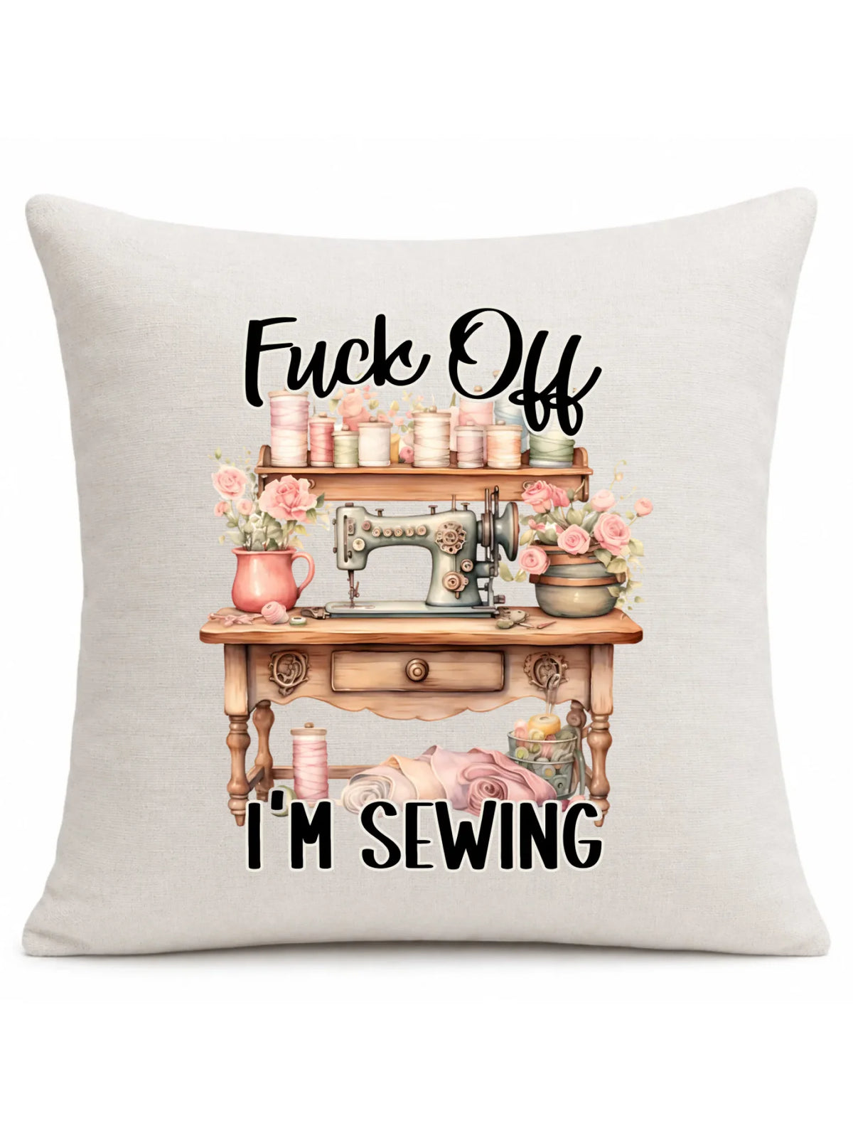 Poduszka szyciowa dla krawcowej - Fck off im sewing HS16