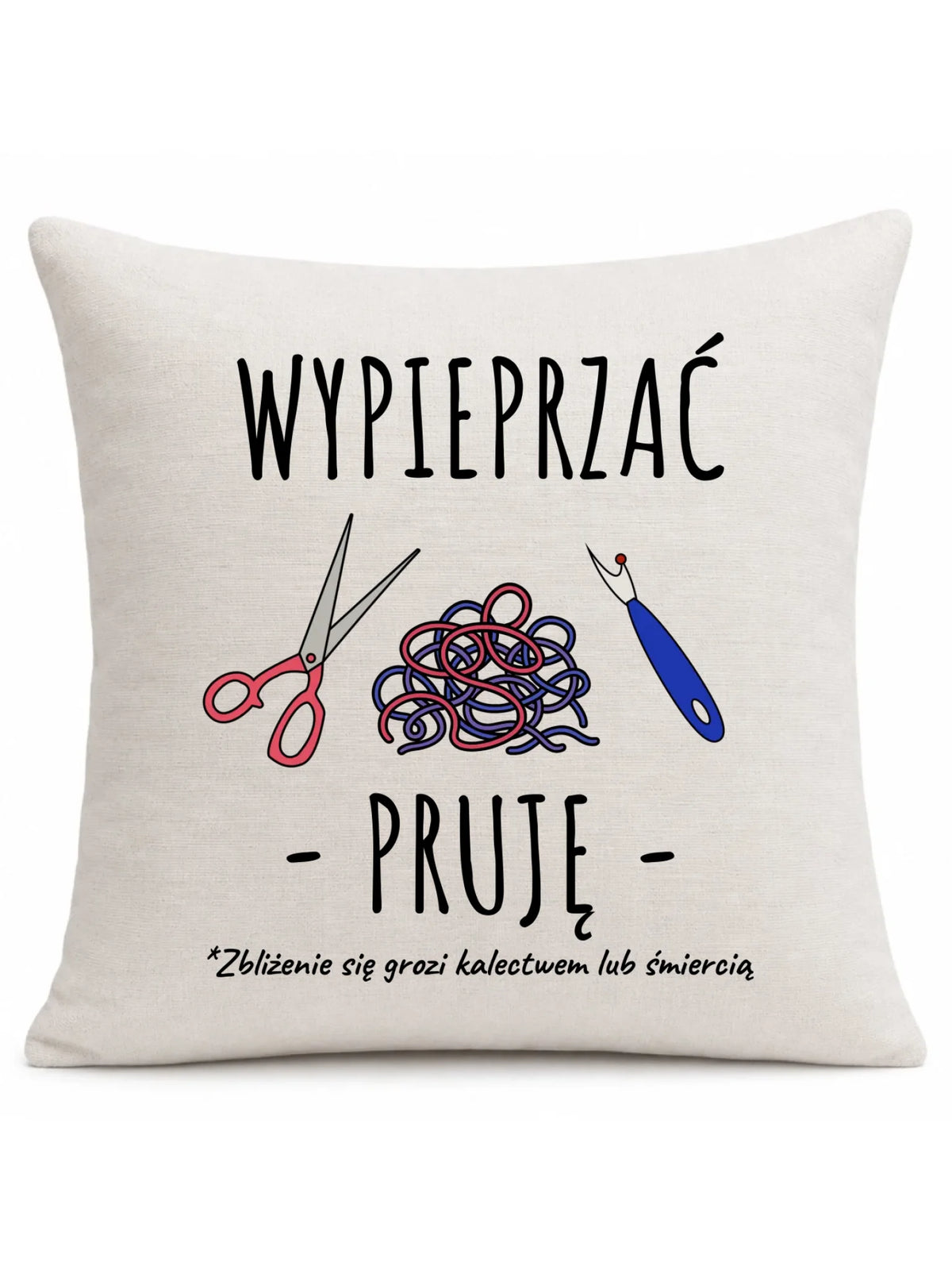 Poduszka szyciowa dla krawcowej - Wypieprzać, pruję HS08