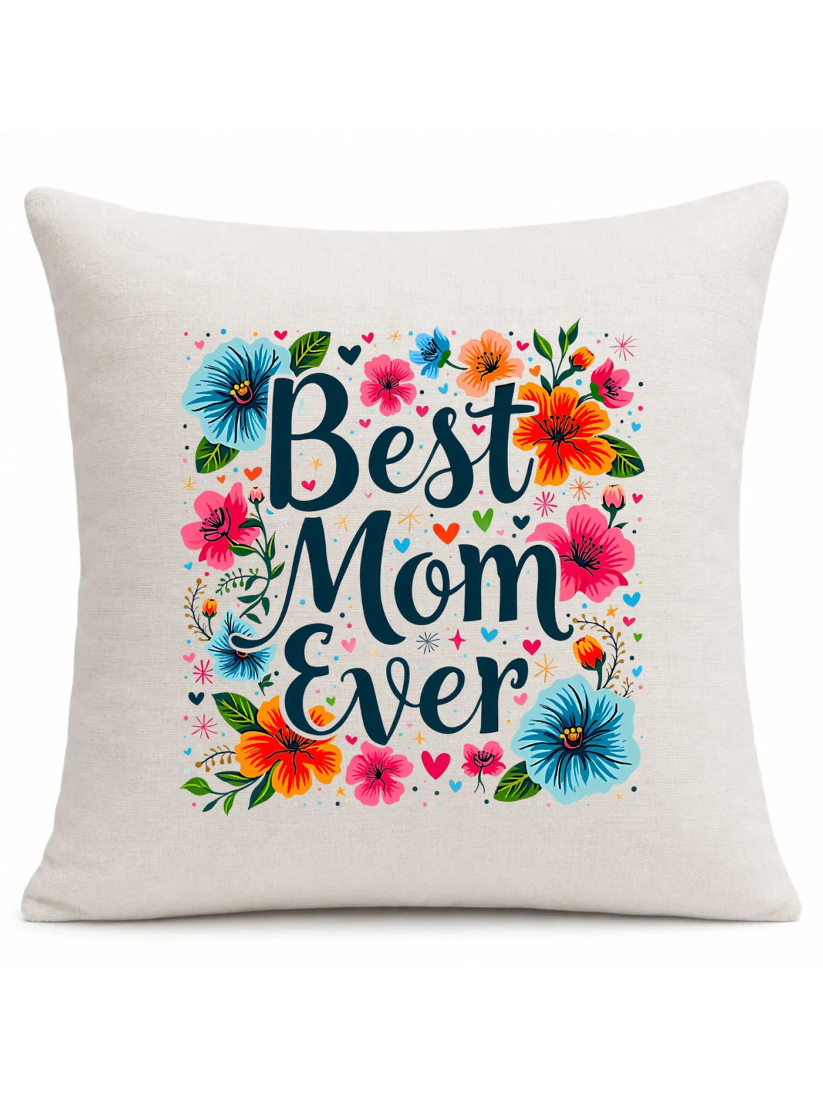 Poduszka dla mamy - Kwiaty - Best mom ever DM34