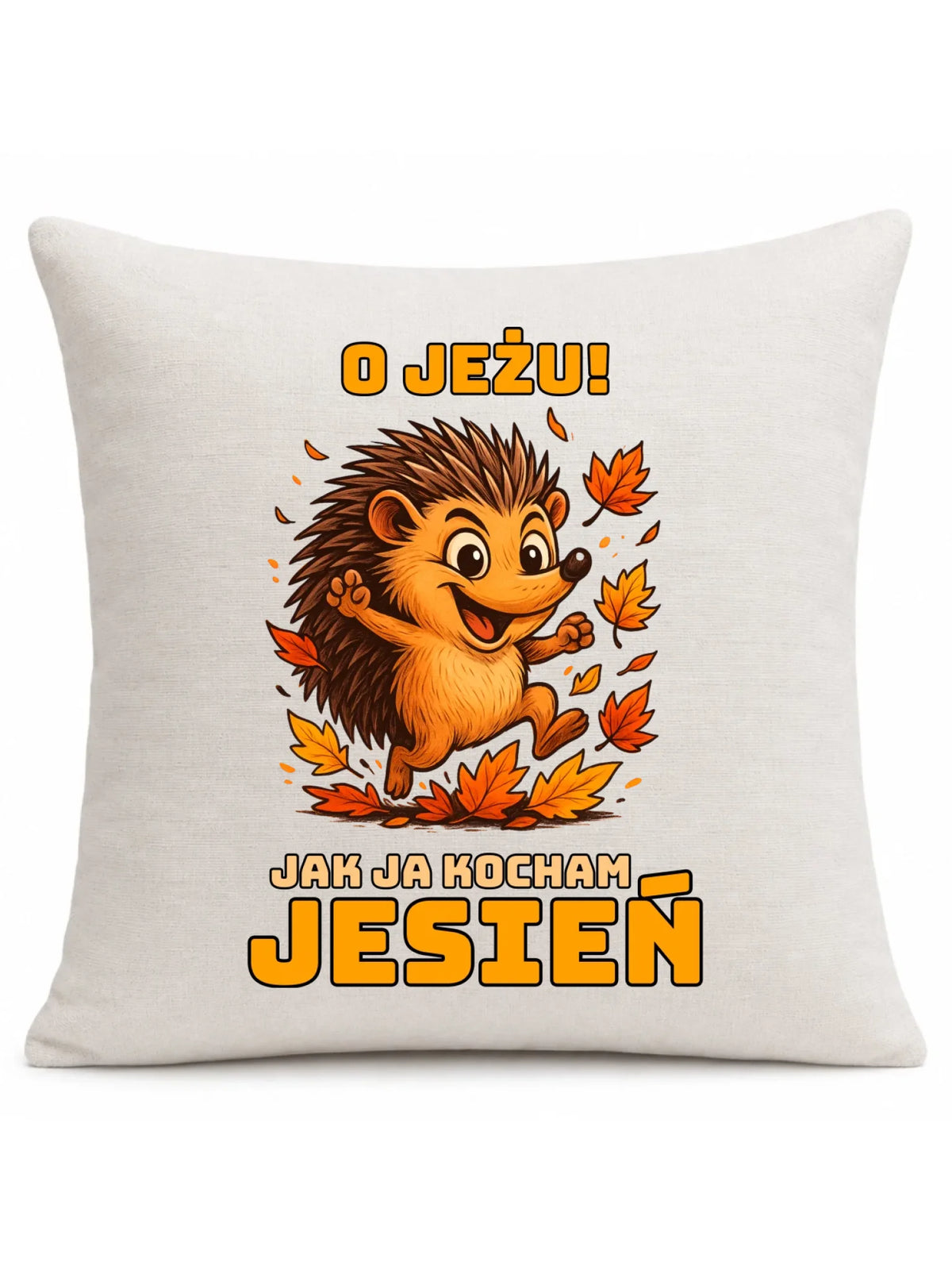 Poduszka jesienna - O JEŻU! Jak ja kocham jesień JS31