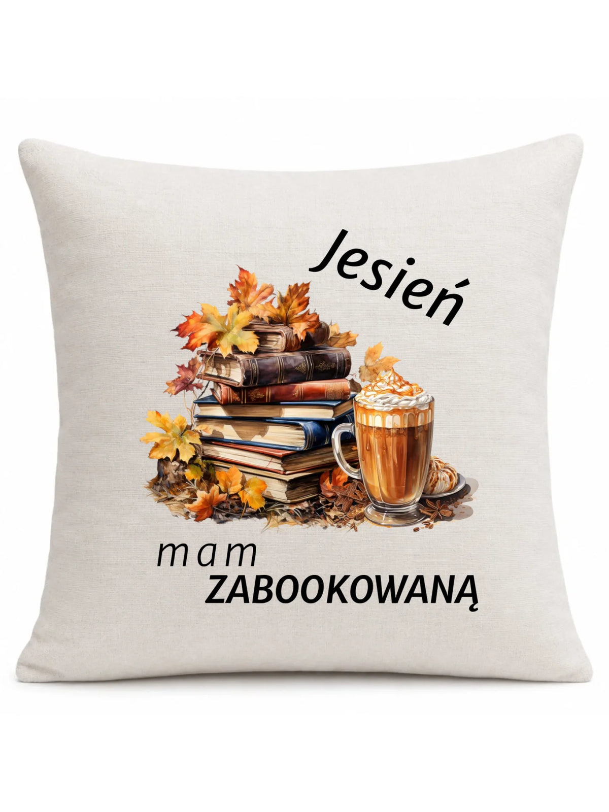 Poduszka jesienna - Jesień mam zabookowaną JS28