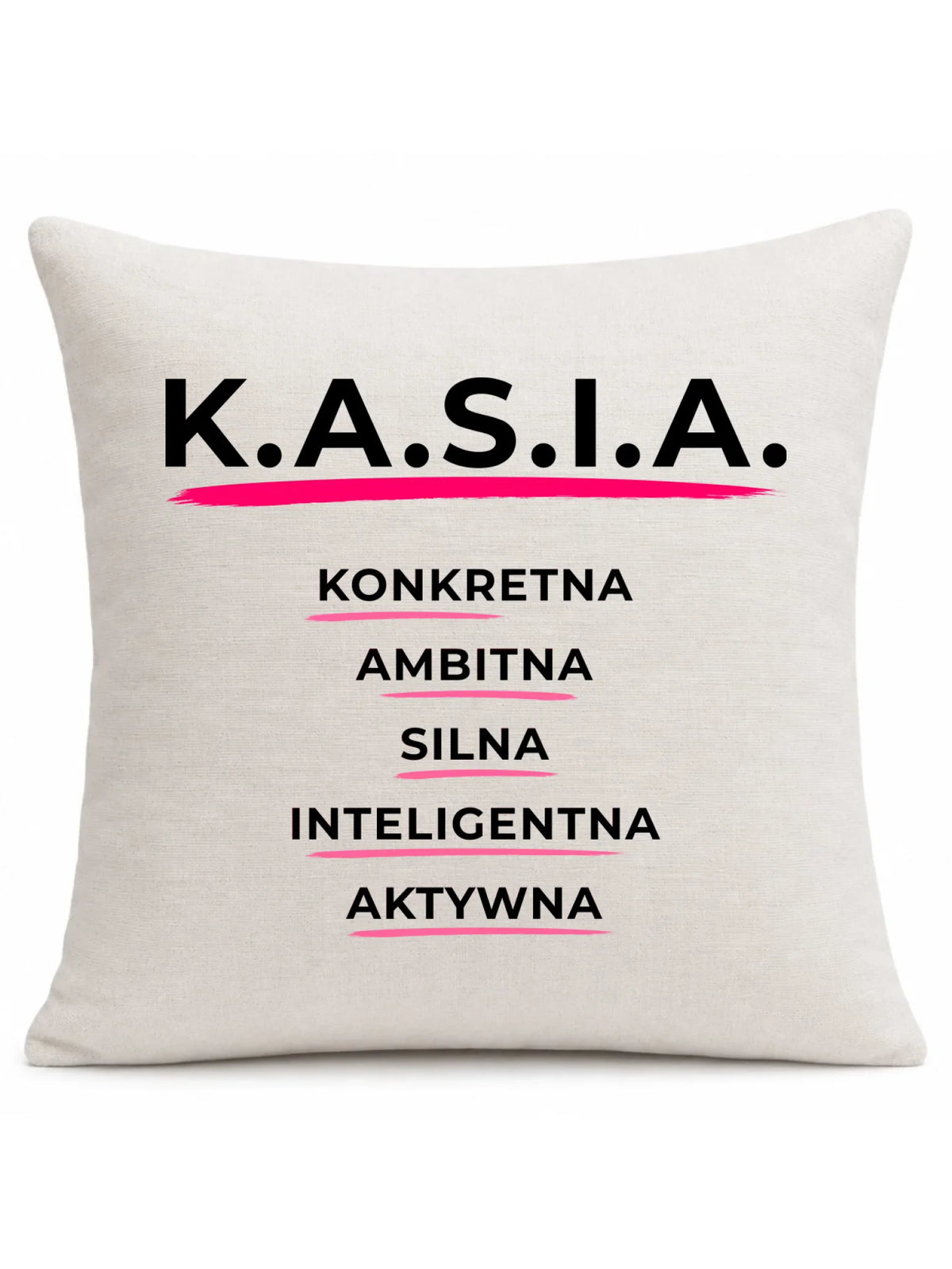 Poduszka - prezent dla Kasi - Katarzyna - K.A.S.I.A. DZ17