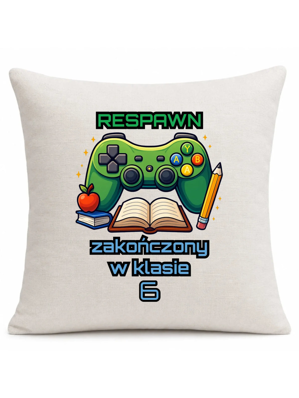 Poduszka szkolna - Respawn - gamer do szkoły - personalizowana SZ18