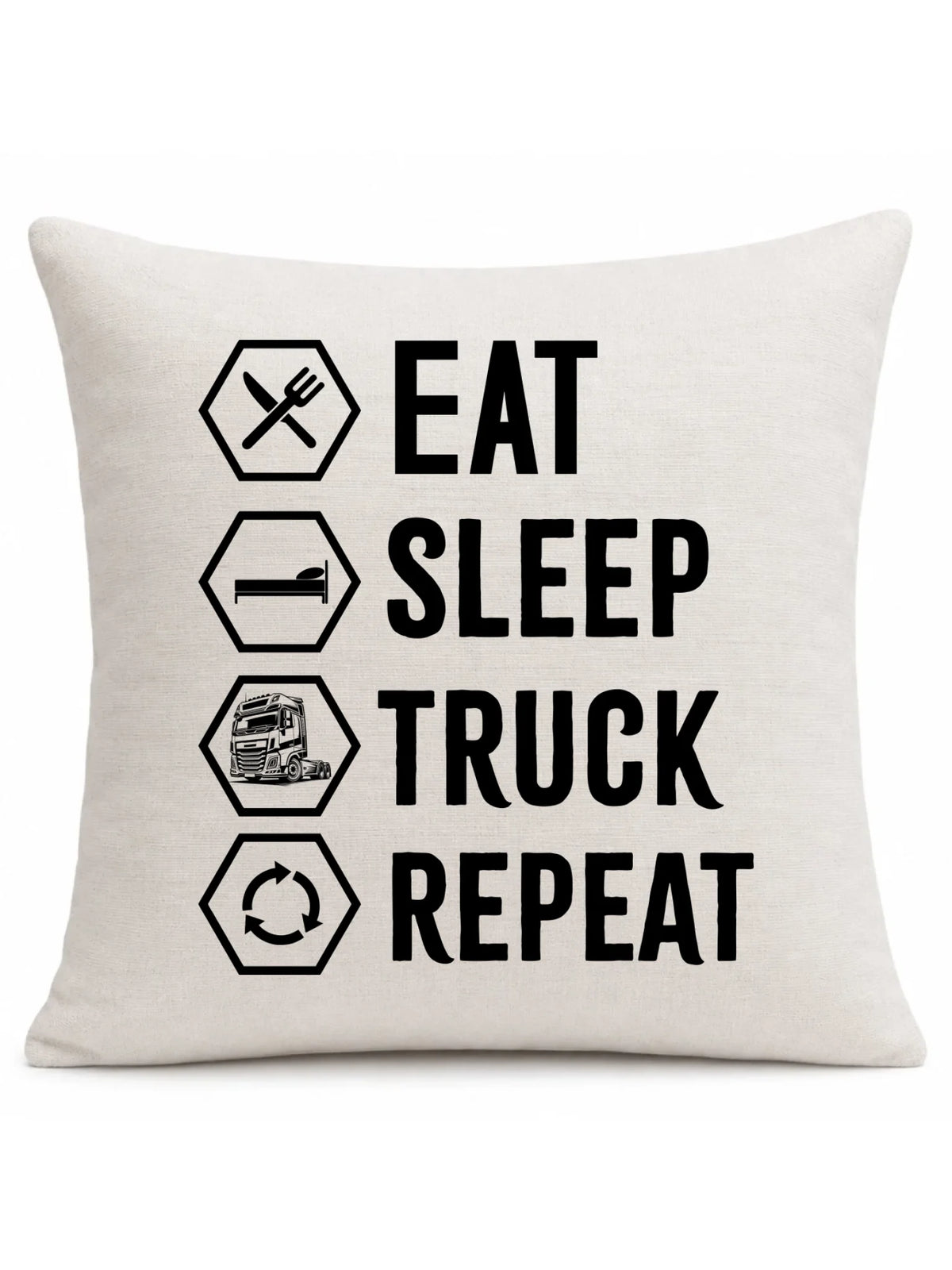Poduszka dla kierowcy ciężarówki - Eat Sleep Truck Repeat ZKT05
