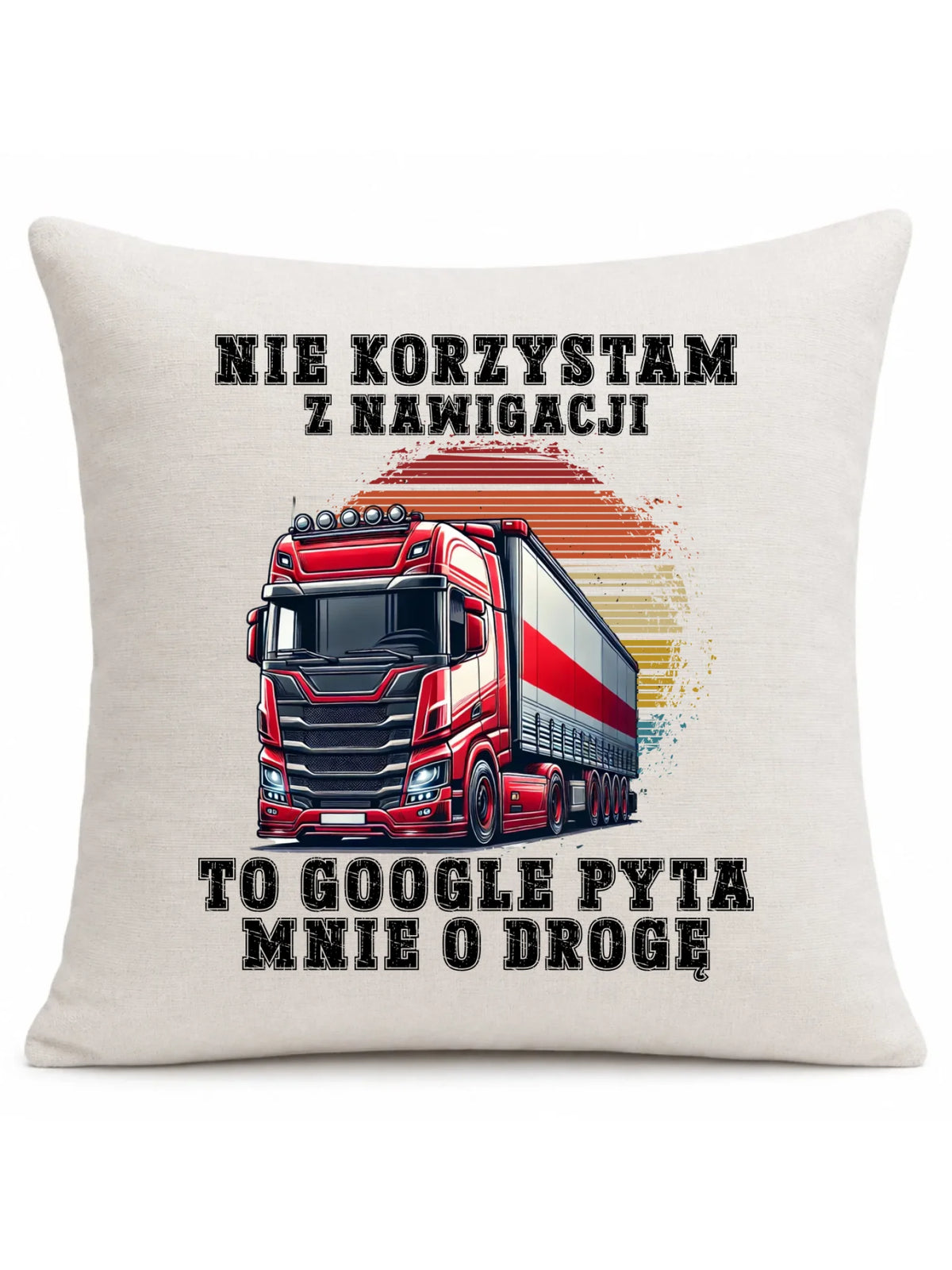 Poduszka - kierowca ciężarówki - Google pyta mnie o drogę ZKT10