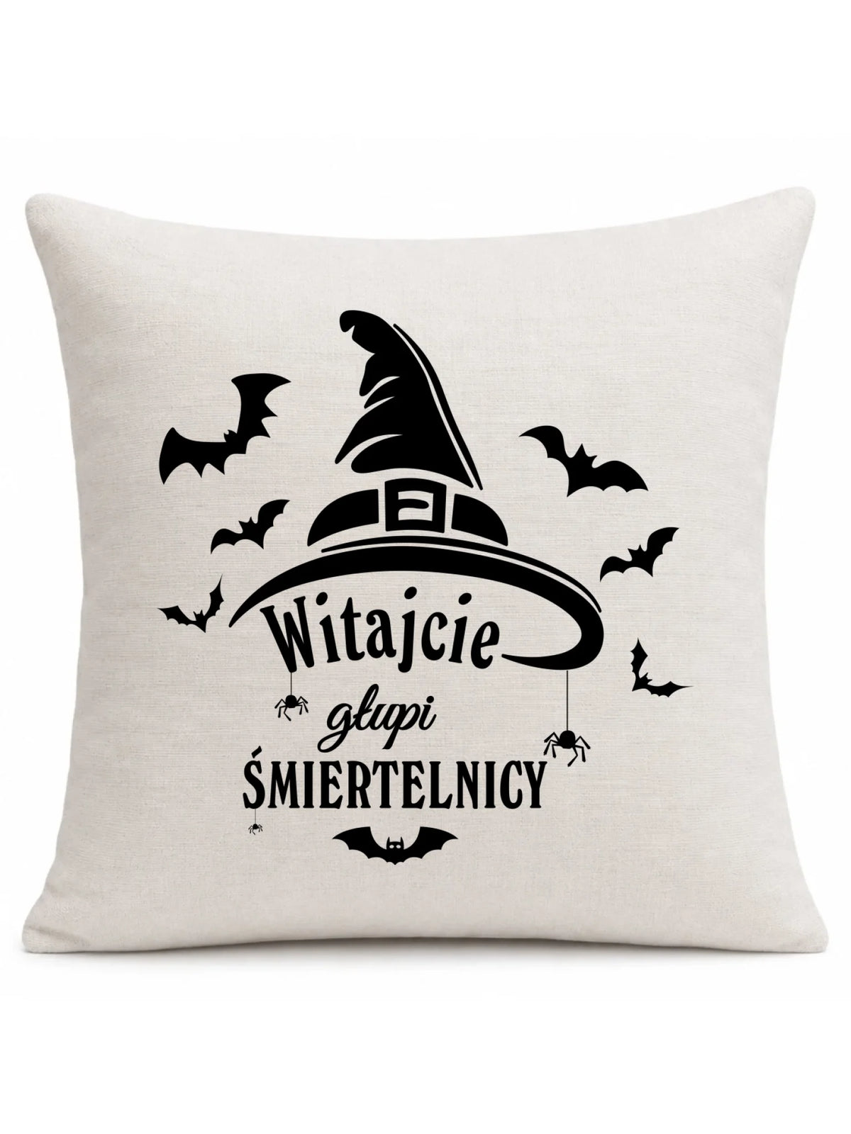 Poduszka na Halloween - Witajcie głupi śmiertelnicy HL23