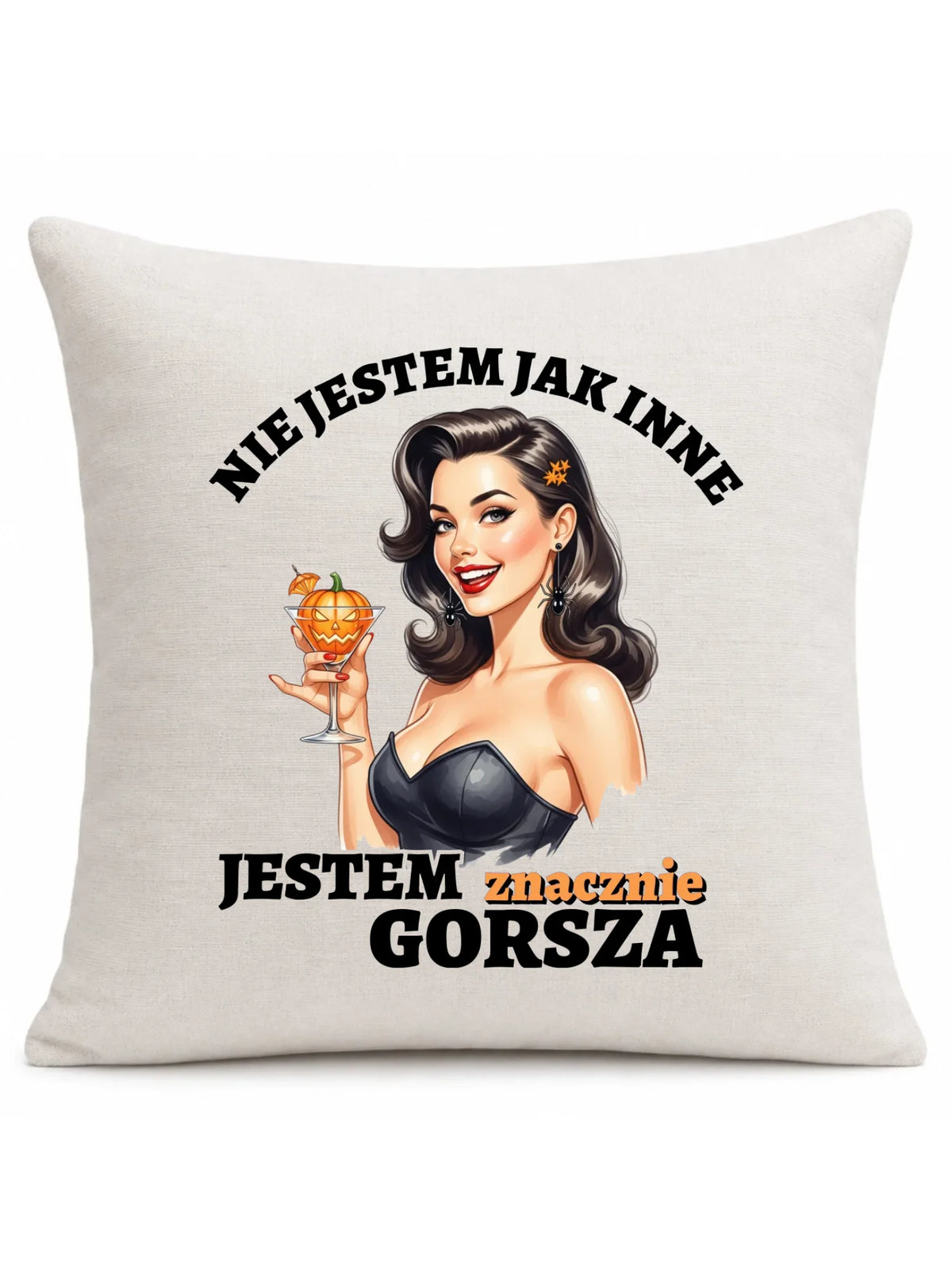 Poduszka halloweenowa - Nie jestem jak inne HL24