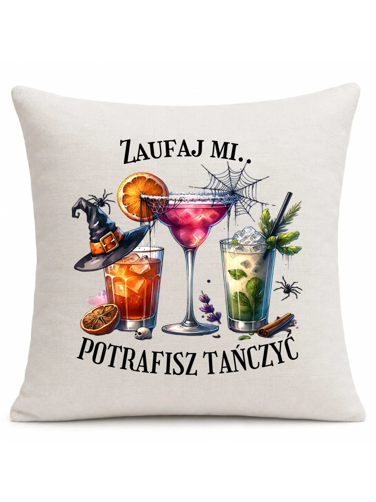 Poduszka na Halloween - Zaufaj mi potrafisz tańczyć  HL26