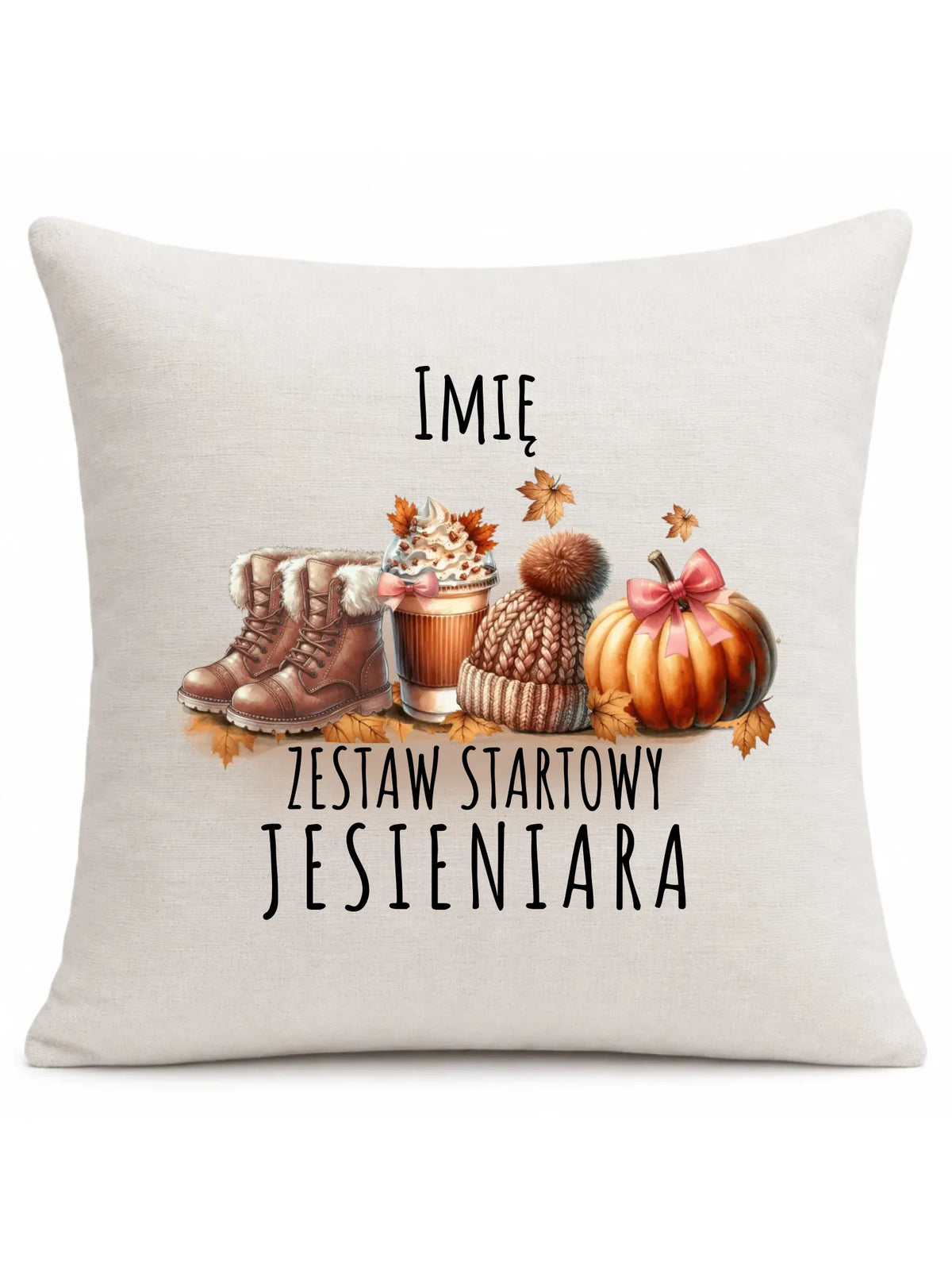 Poduszka jesieniara – Zestaw startowy - personalizowana JS05
