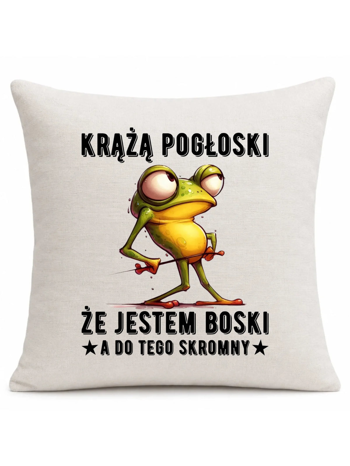 Poduszka - prezent dla chłopaka - Jestem boski DCH15