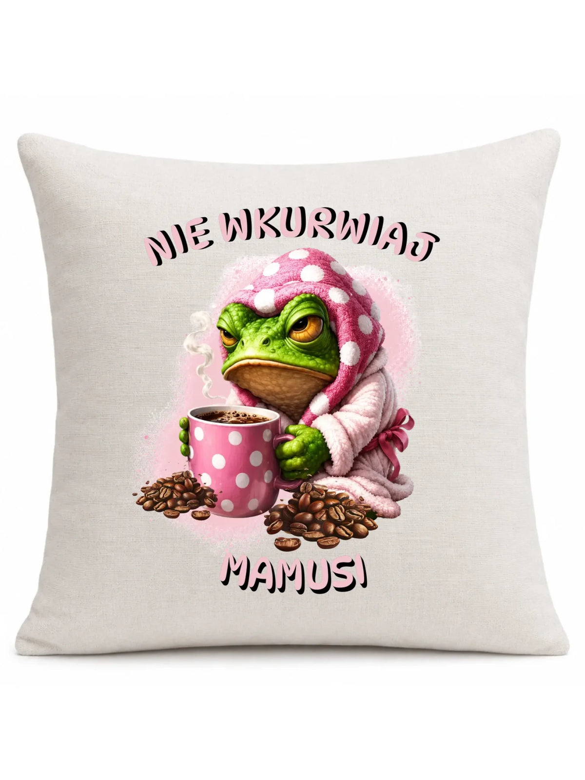 Poduszka dla mamy - Nie wku*wiaj mamusi - bez cenzury DM49