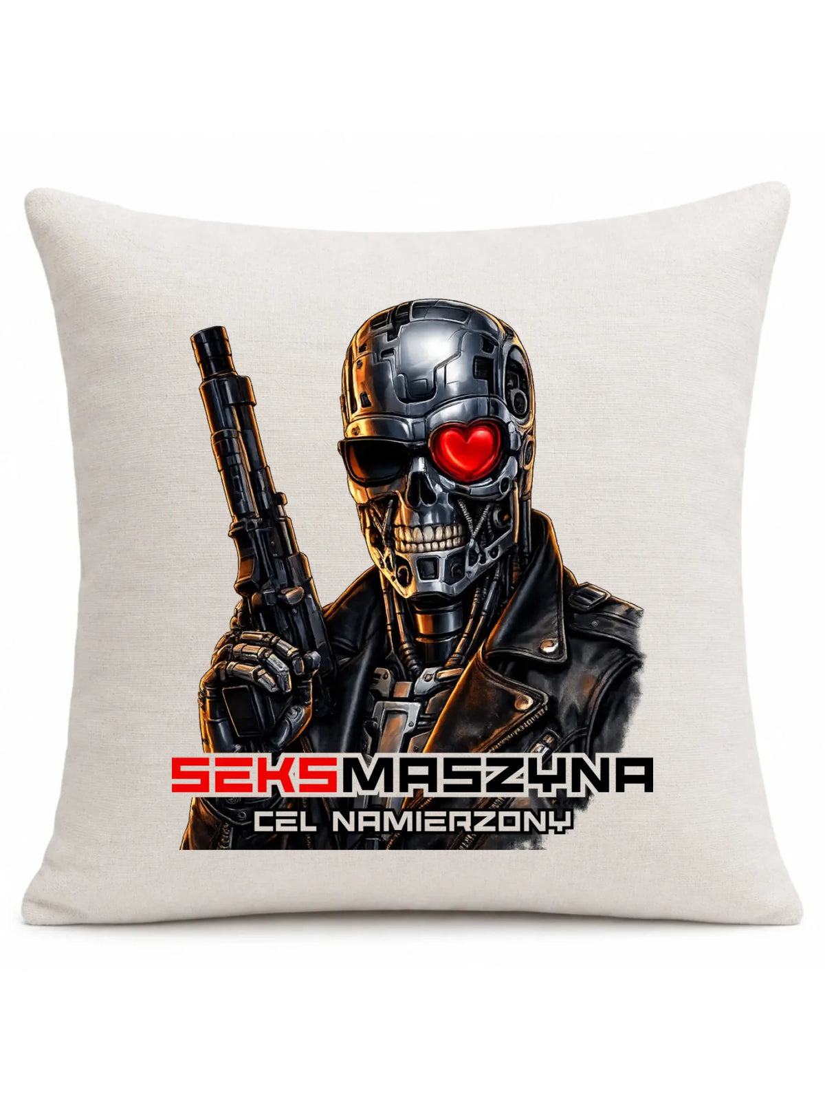 Poduszka dla faceta - Cyborg z sercem Seks maszyna DCH32