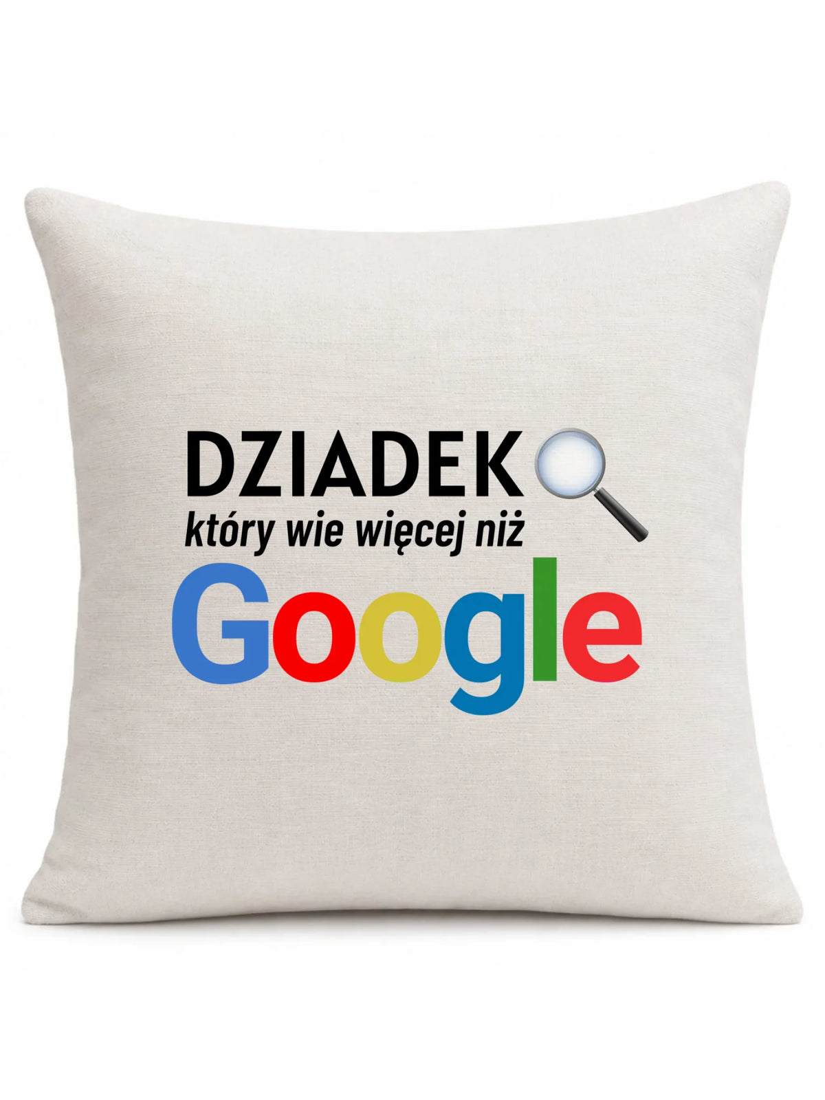 Poduszka dla dziadka - Dziadek który wie więcej niż google D44