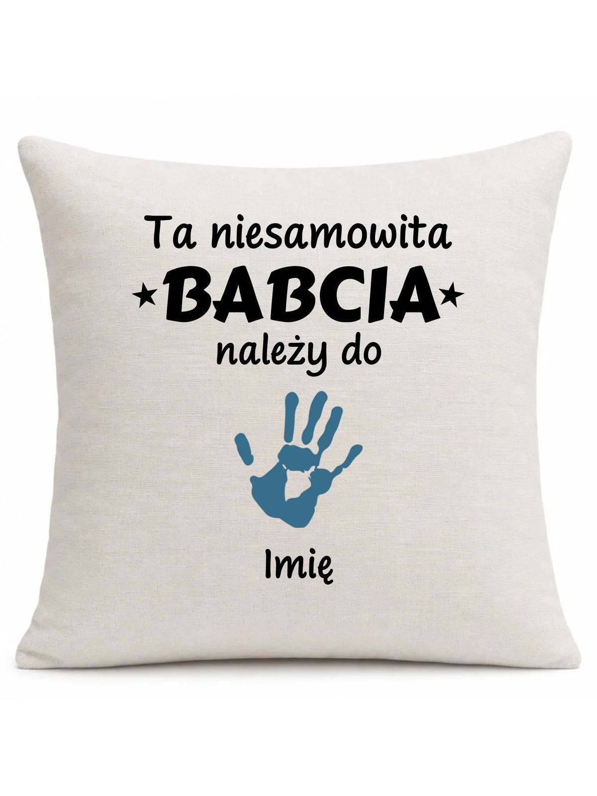 Poduszka dla babci - Babcia należy do wnuków 1–6 imion – personalizowana B33